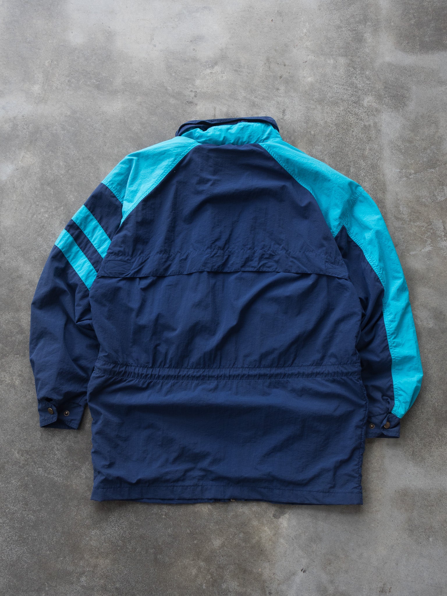 Vintage Navy Adidas 3-Stripe Jacket (XL)
