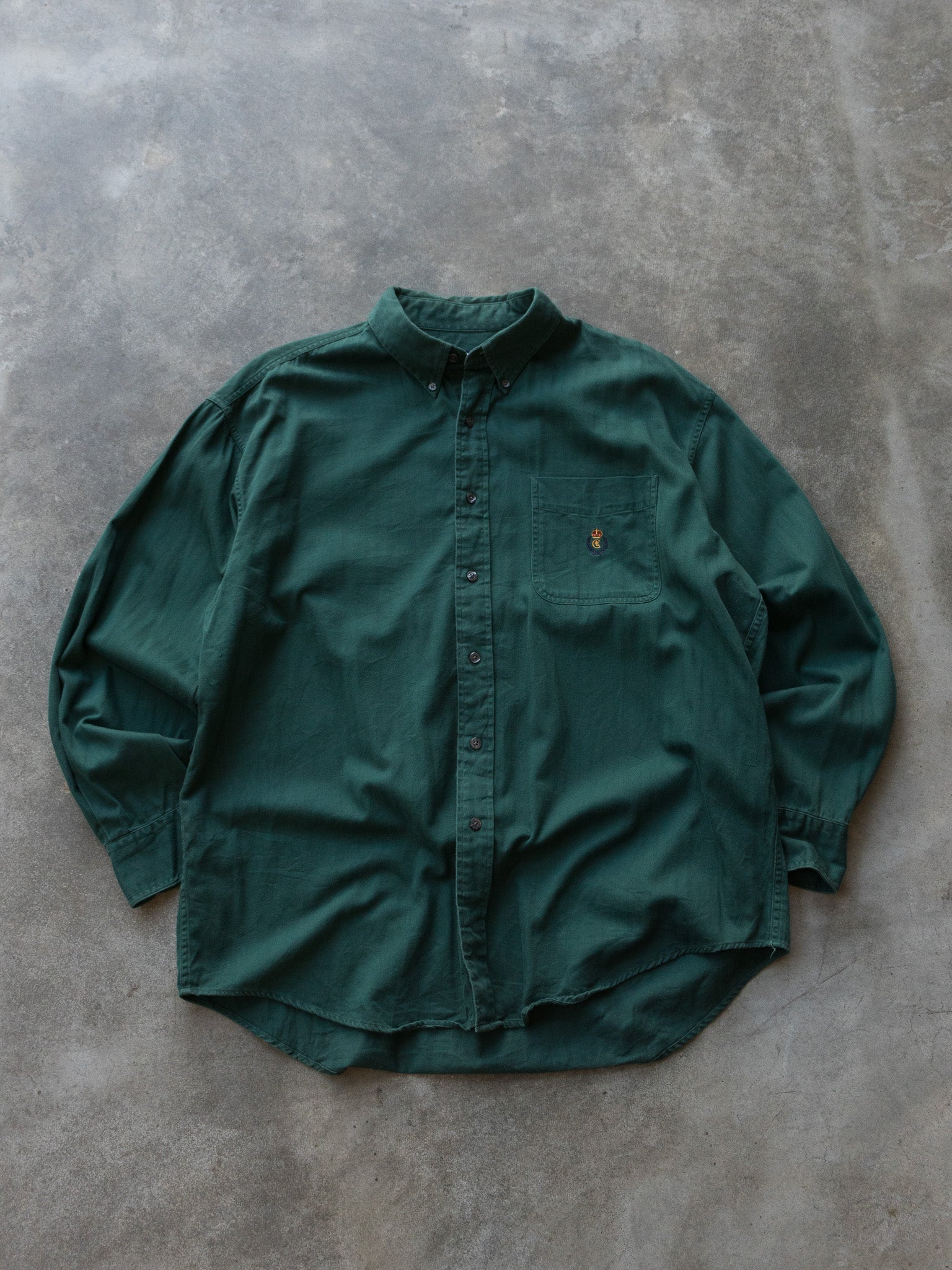 Vintage Green Chaps Ralph Lauren Shirt (XL)