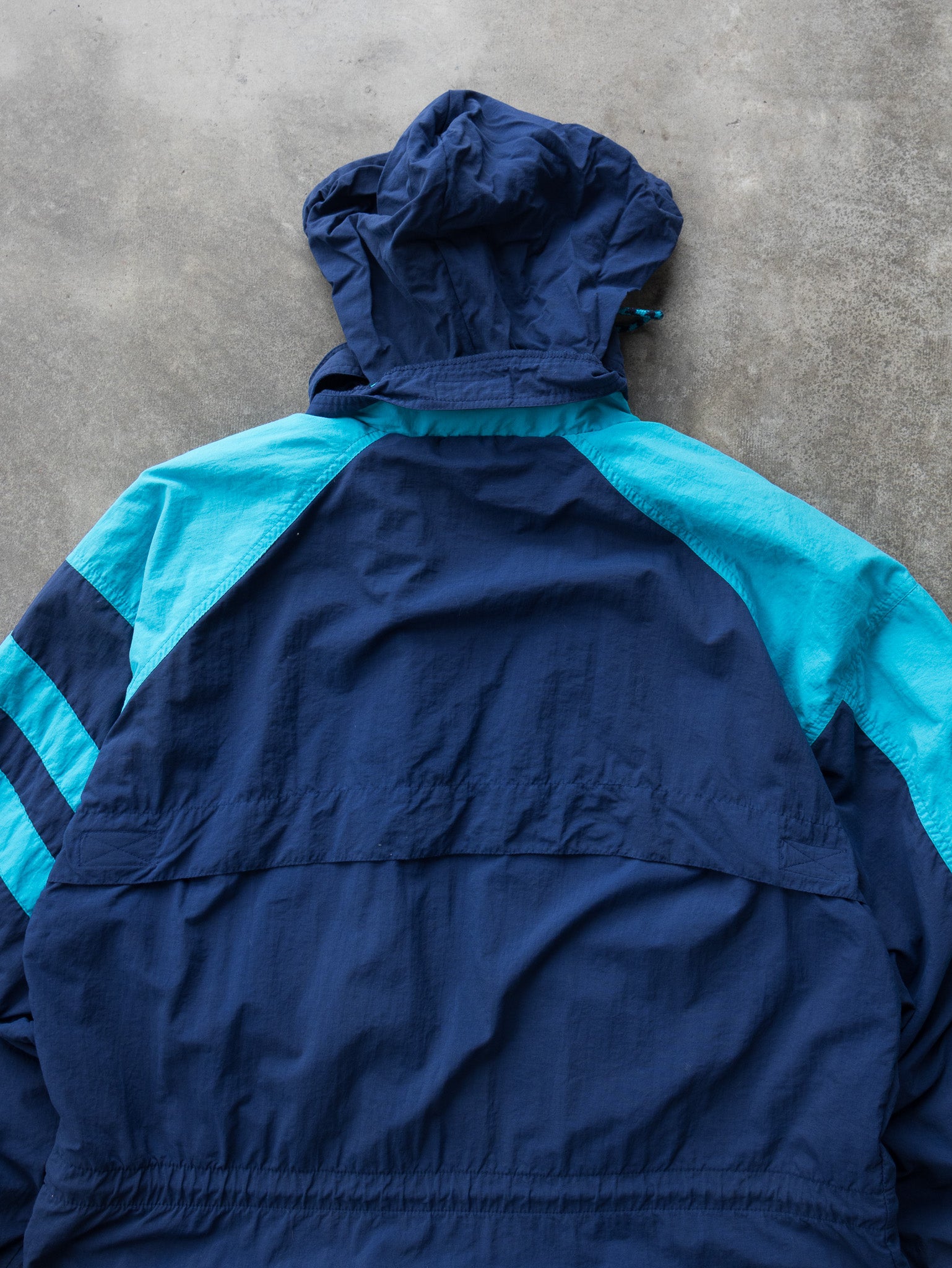 Vintage Navy Adidas 3-Stripe Jacket (XL)