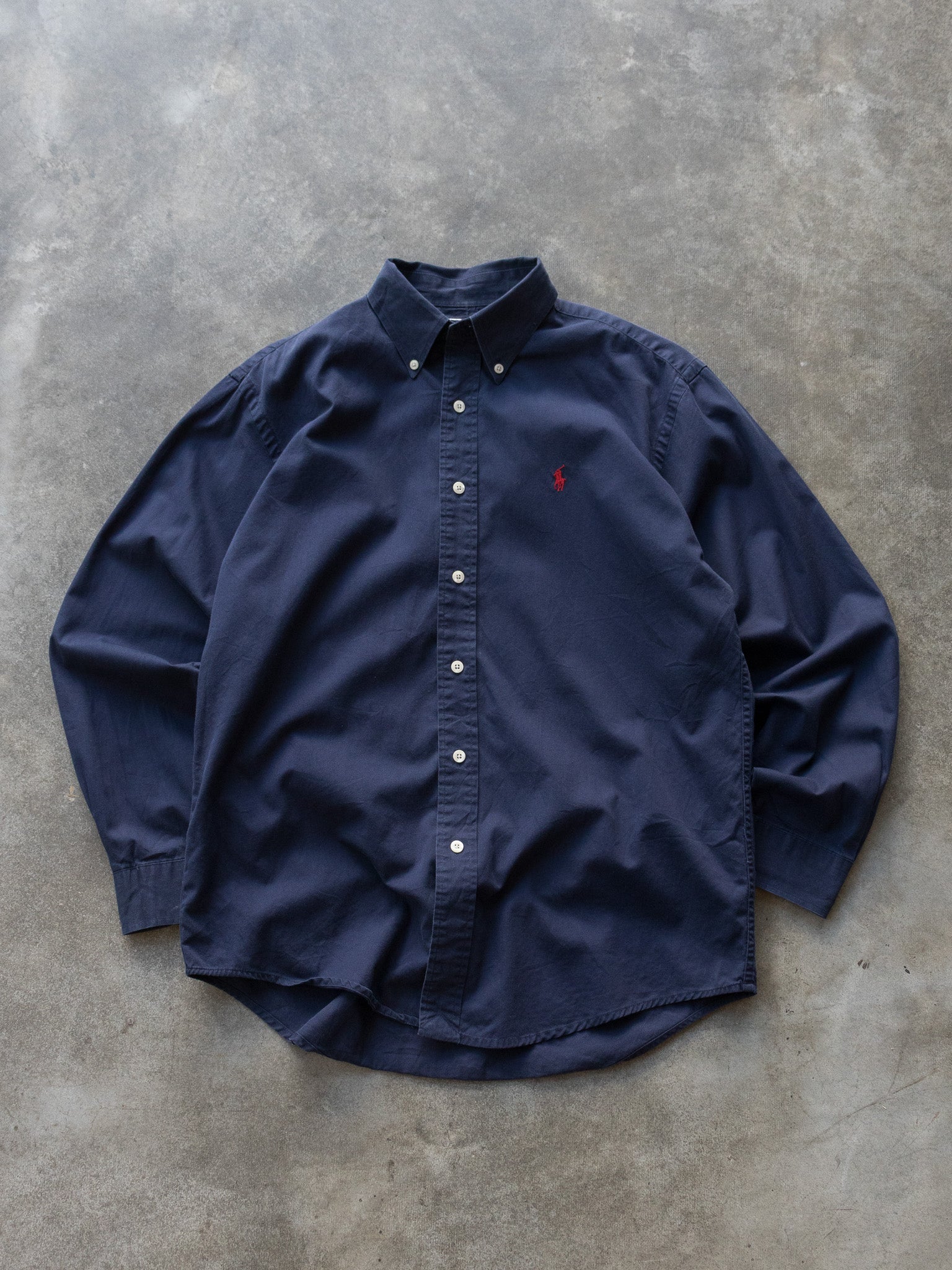 Vintage Navy Ralph Lauren Shirt (M)