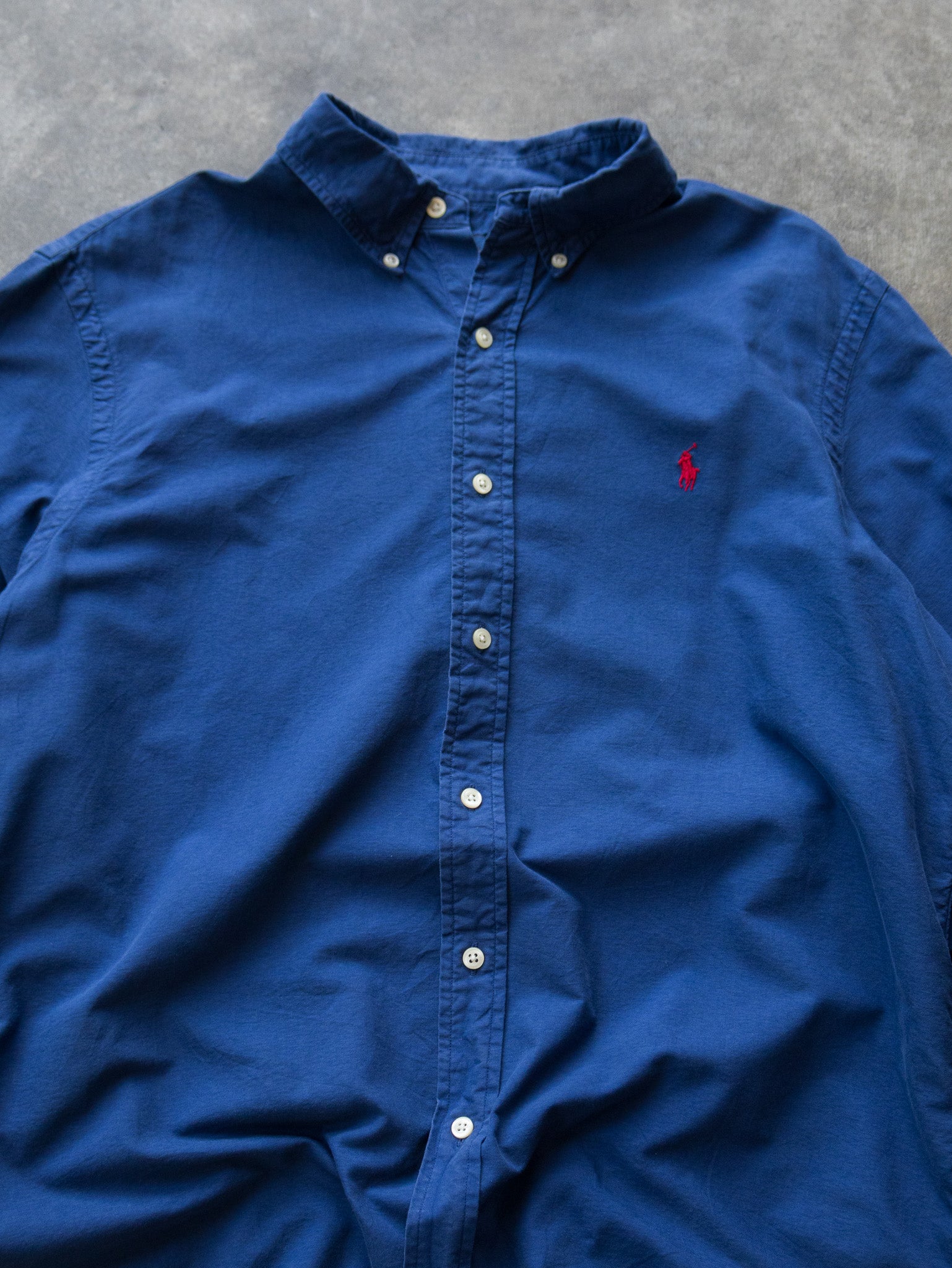 Vintage Blue Ralph Lauren Shirt (L)