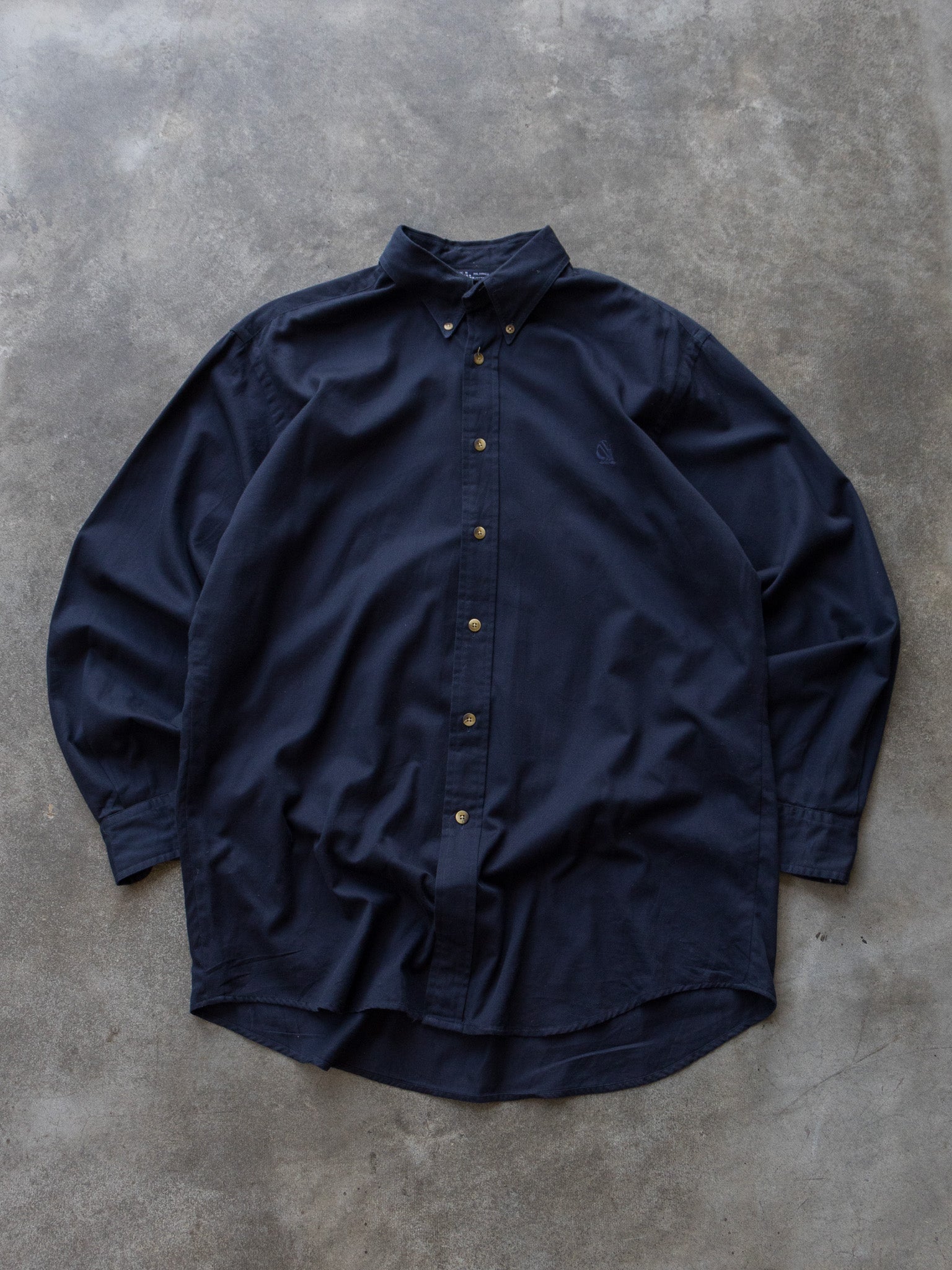 Vintage Navy Nautica Shirt (L)