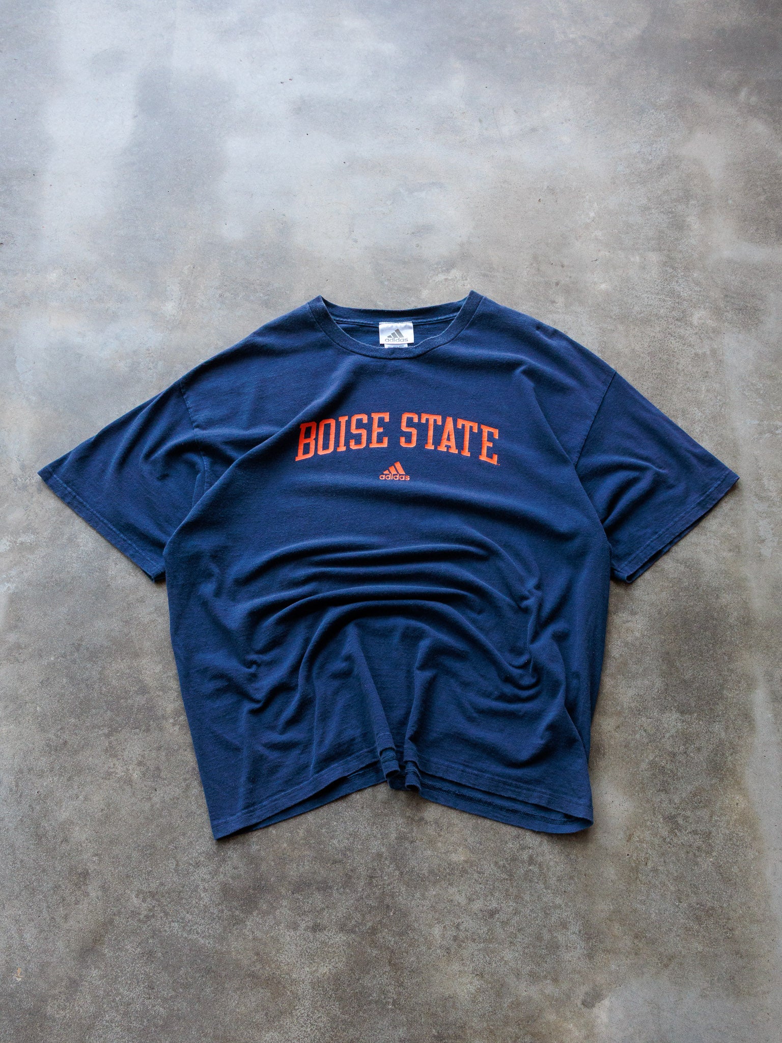 Vintage 00s Navy Adidas Boise State Tee (2XL)