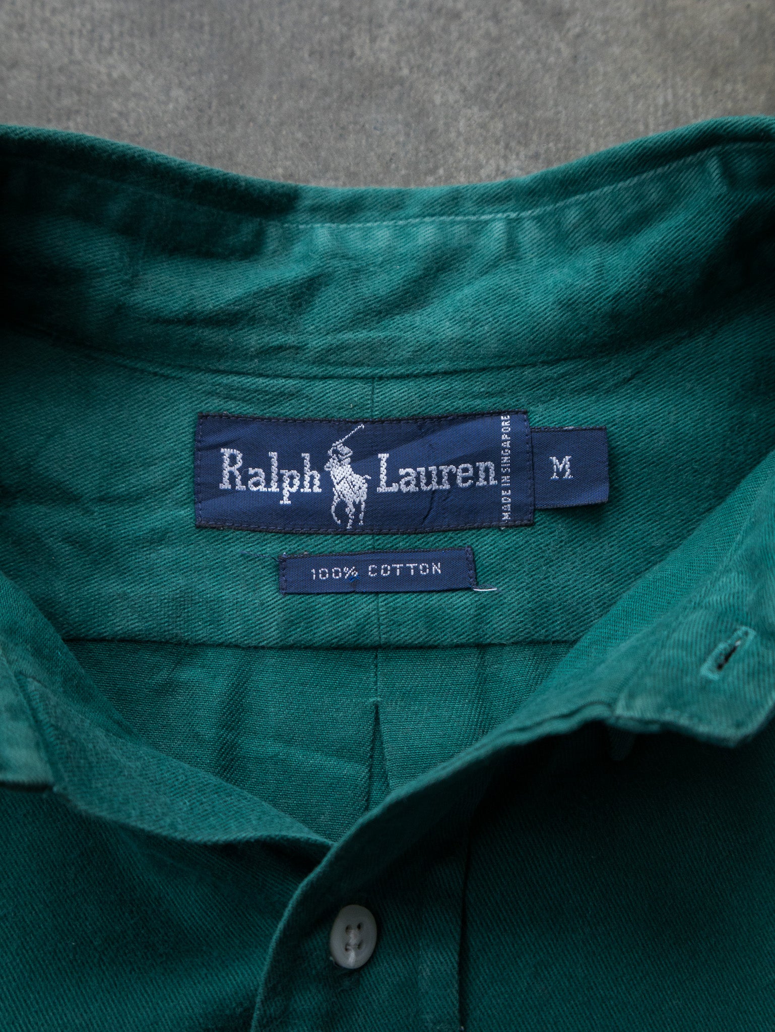 Vintage Green Ralph Lauren Shirt (M)