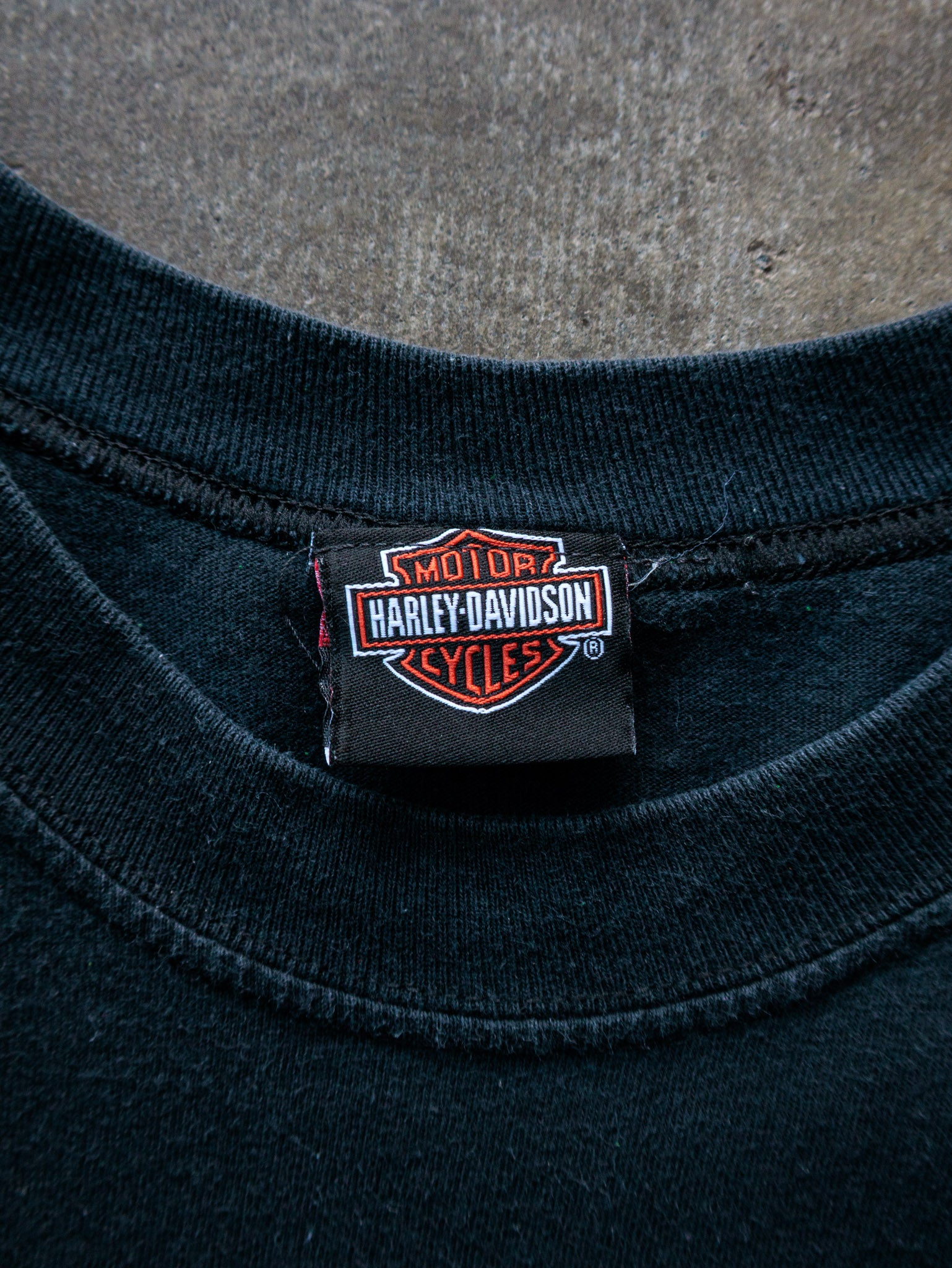 Vintage 00s Black Harley-Davidson Pasadena Texas Tank (2XL)