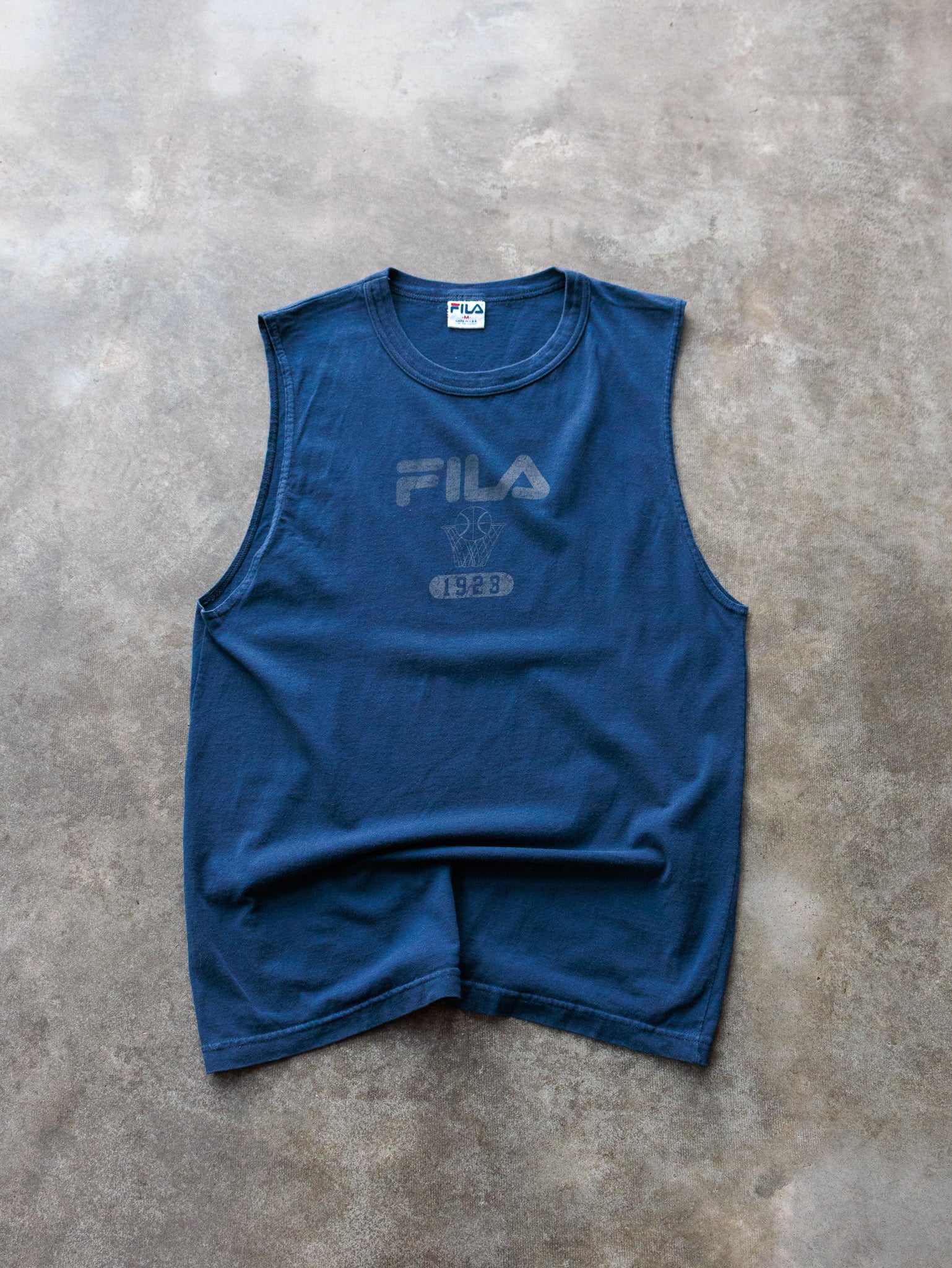 Vintage 90s Navy Fila Tank (M)