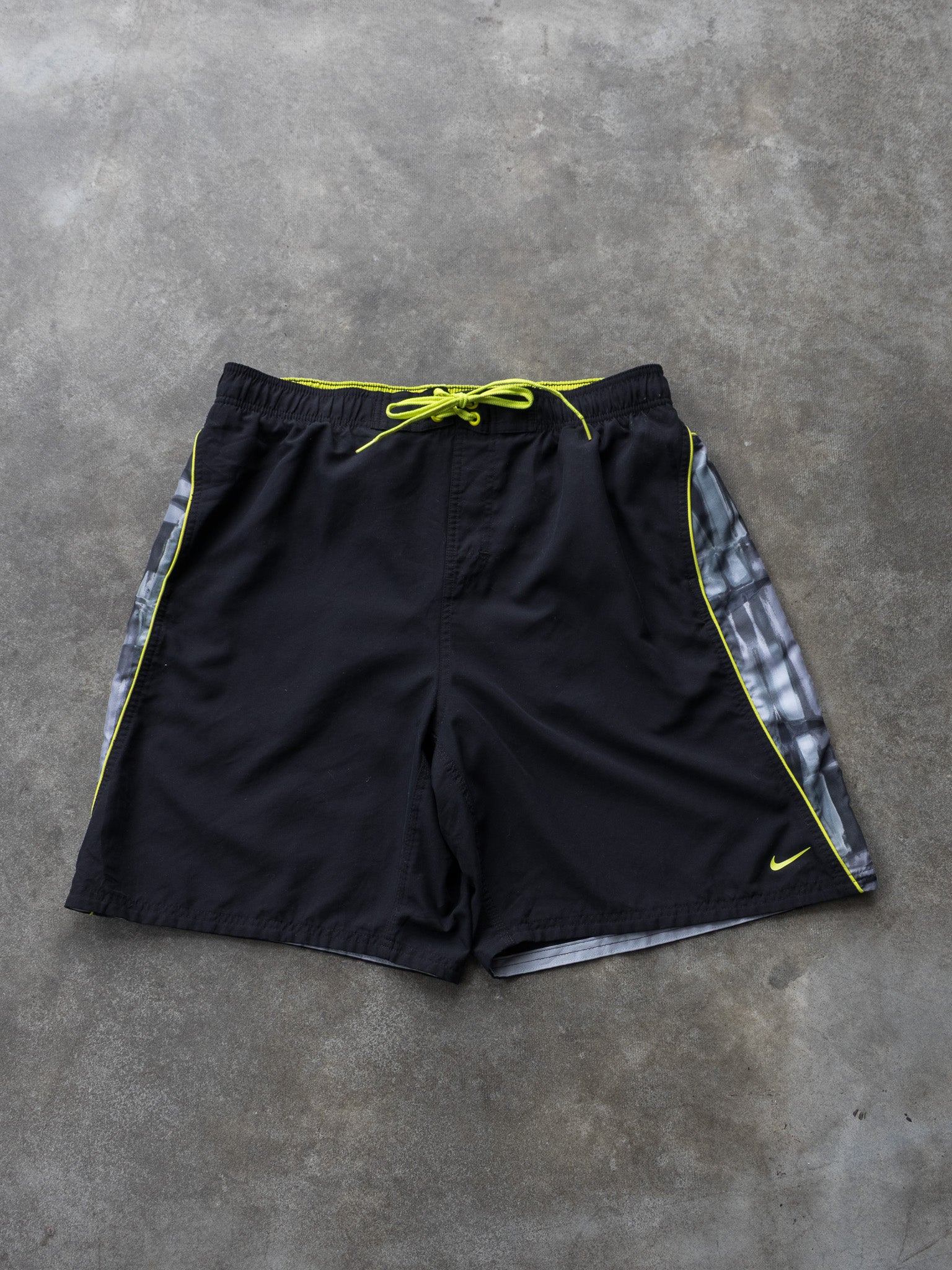 Vintage Black Nike Swim Shorts (XL)