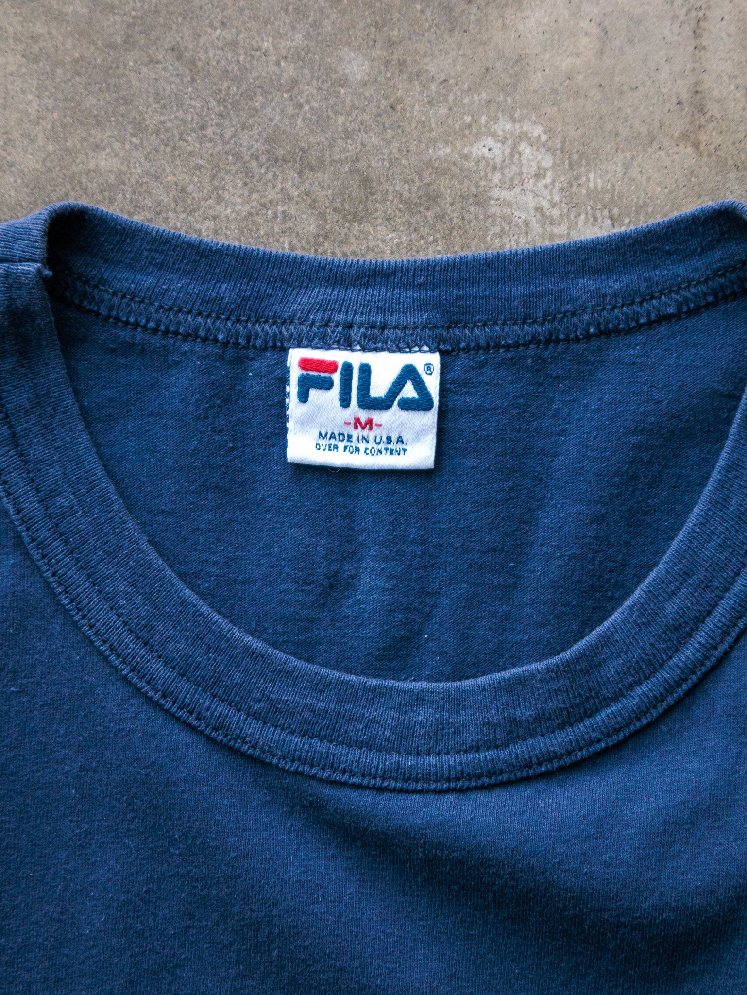 Vintage 90s Navy Fila Tank (M)