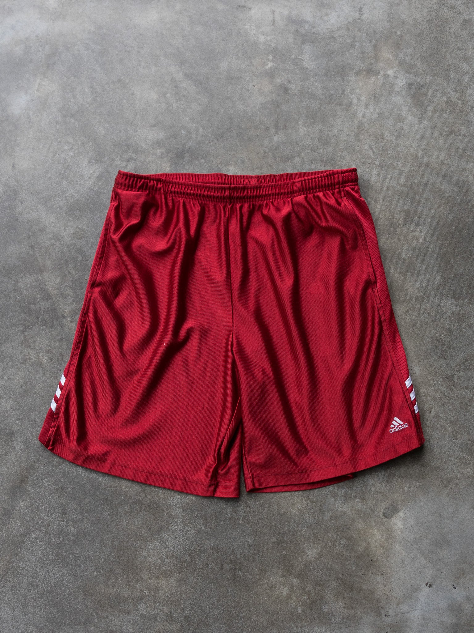 Vintage Red Adidas Basketball Shorts (L)