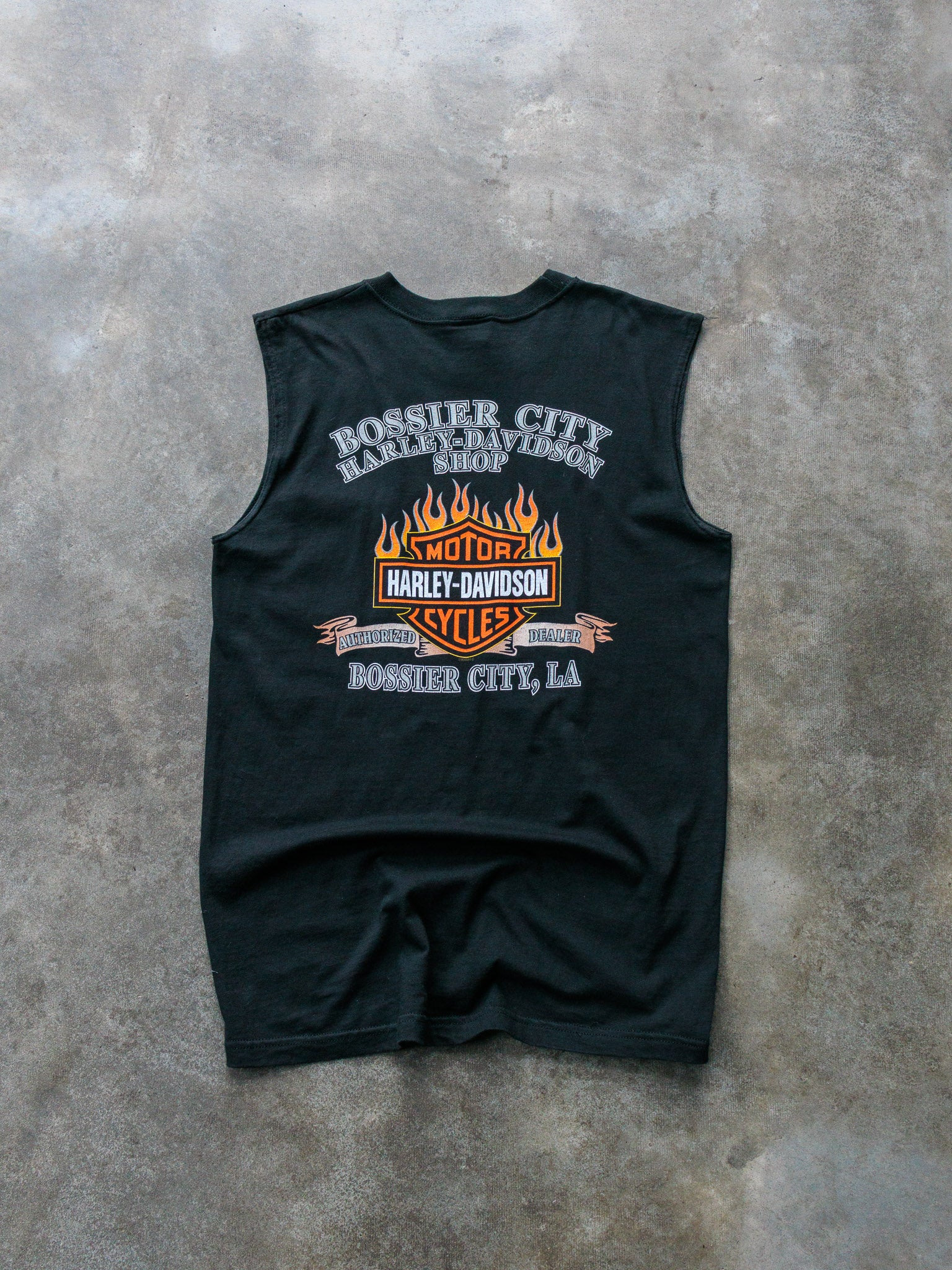 Vintage 2002 Harley-Davidson Bossier City LA Tank (M)