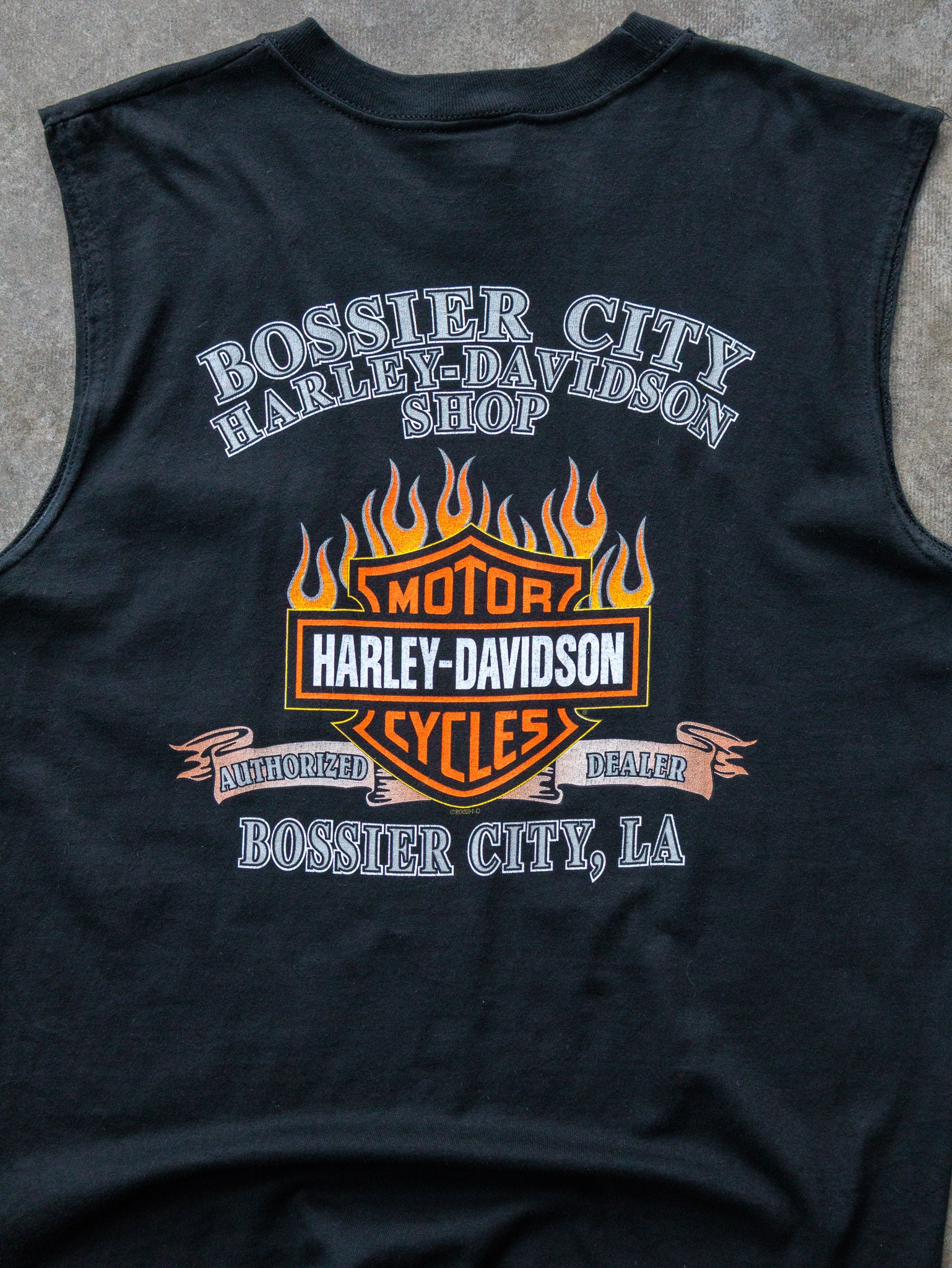 Vintage 2002 Harley-Davidson Bossier City LA Tank (M)