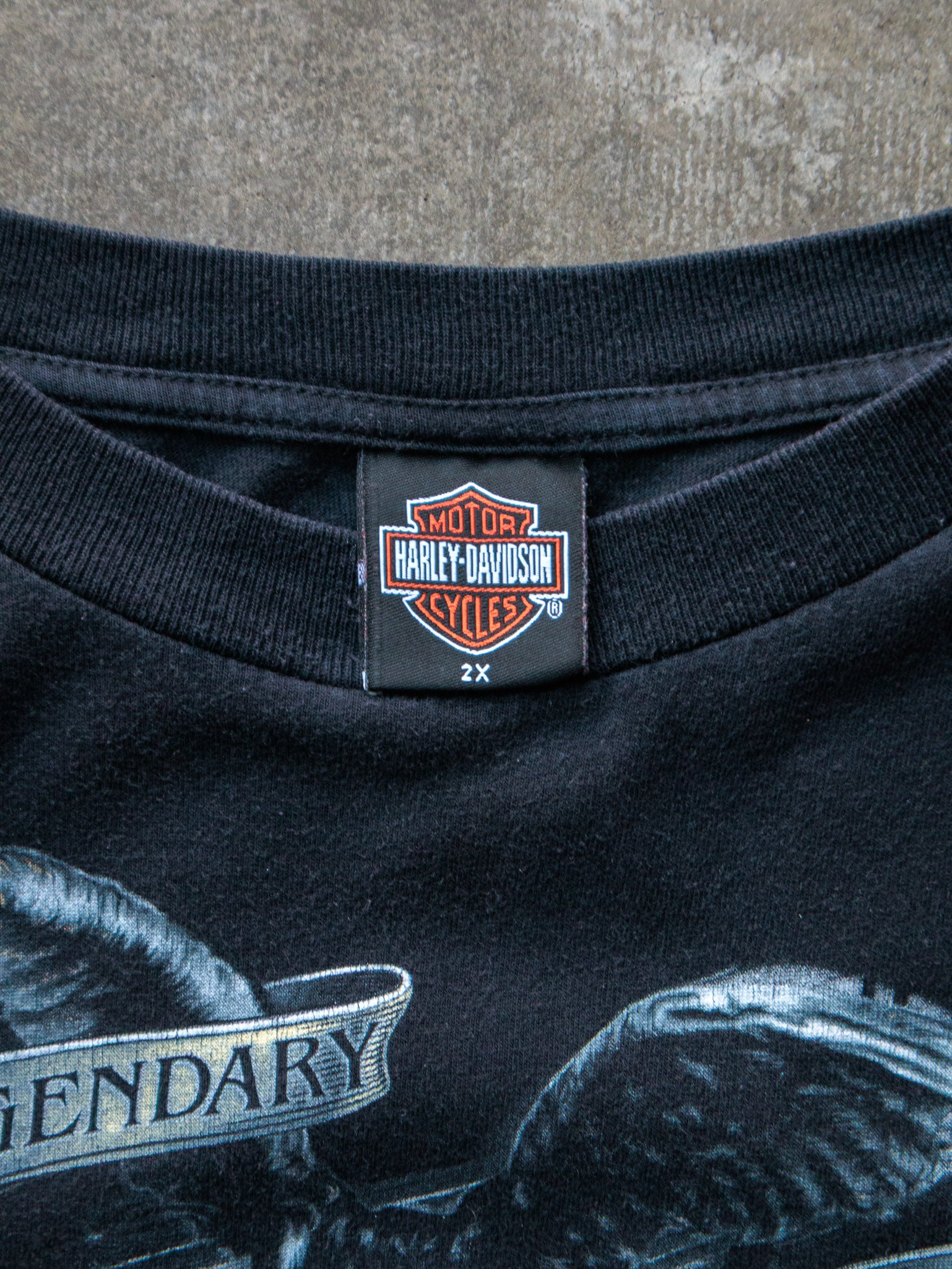 Vintage 2005 Black Harley-Davidson Mankato Minnesota Tee (2XL)