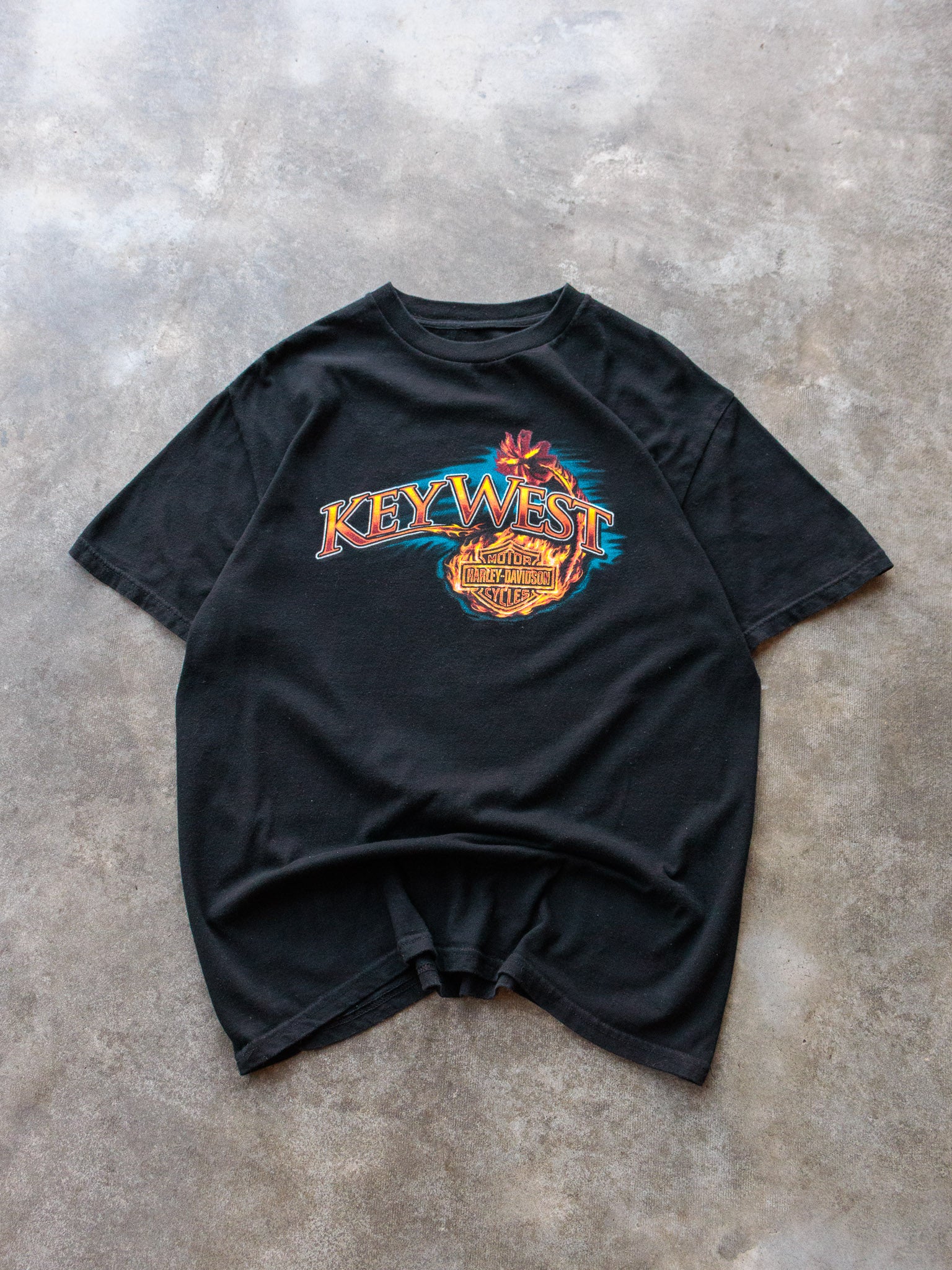 2016 Black Harley-Davidson Key West Florida Tee (L)