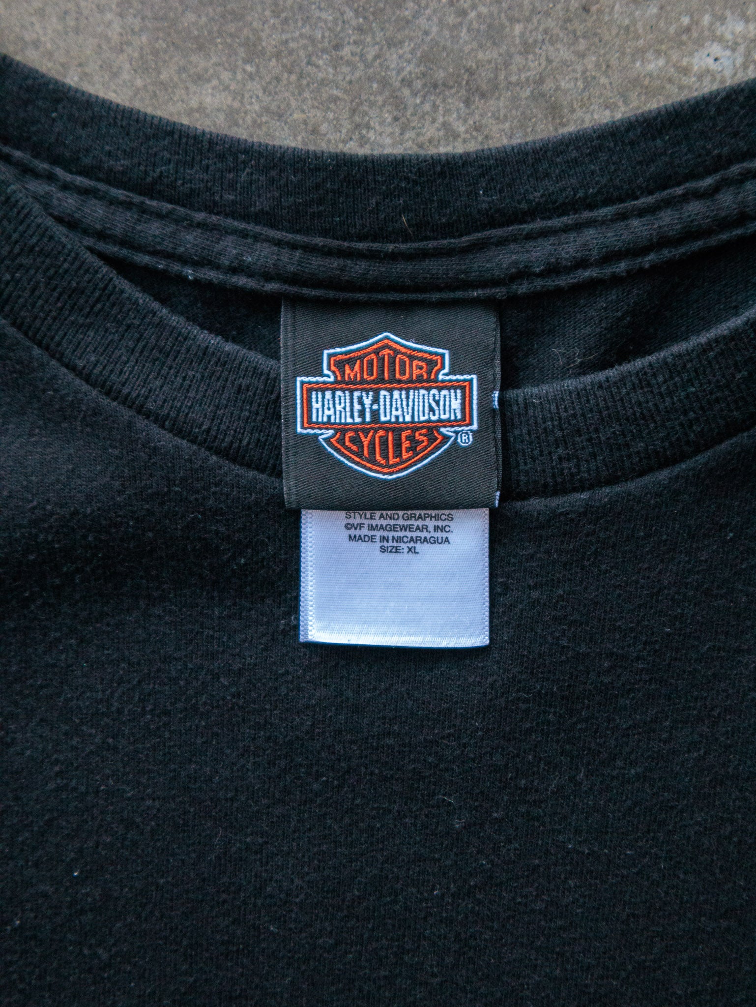 Vintage Black Harley-Davidson Honolulu Tee (XL)