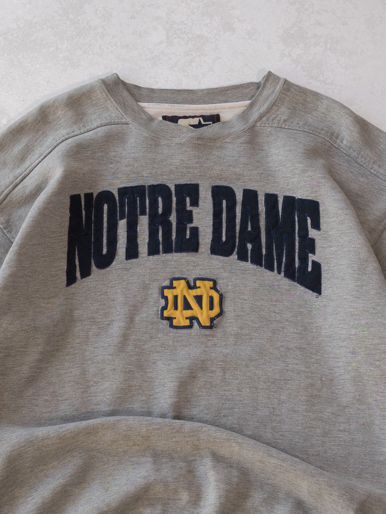 Vintage Starter Notre Dame Sweatshirt (XL)