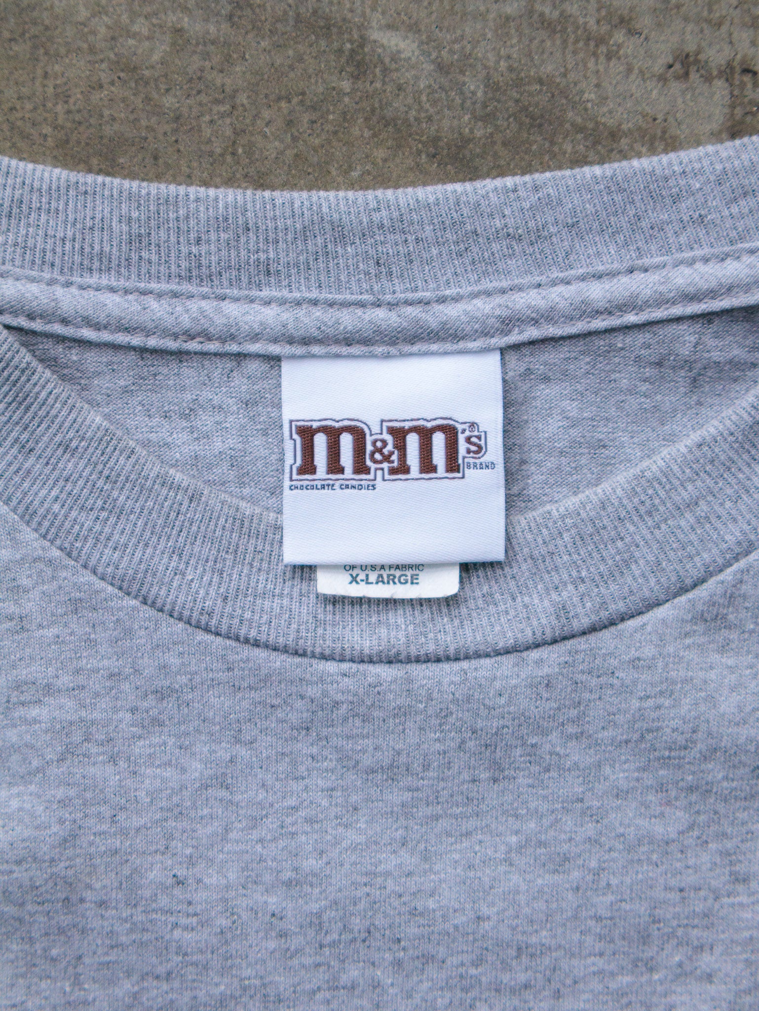 Vintage Grey M&M's Blue Character Tee (XL)