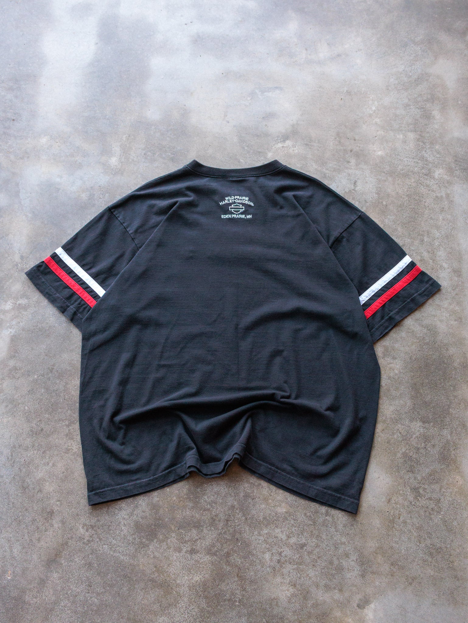 Vintage Harley-Davidson Wild Prairie Ringer Tee (2XL)