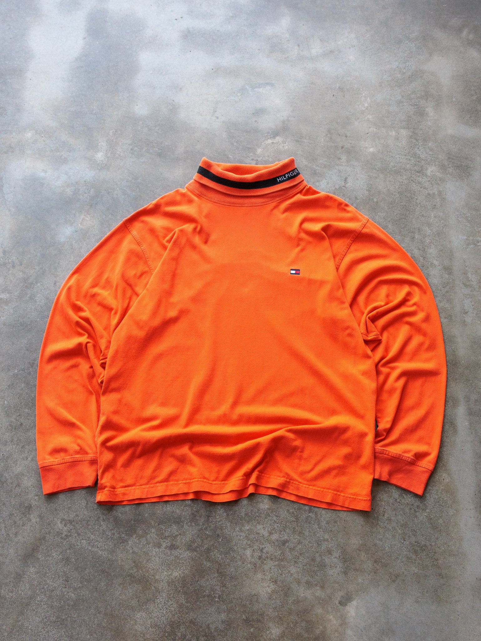 Vintage 90s Tommy Hilfiger Turtle Neck Long Sleeve (XL)