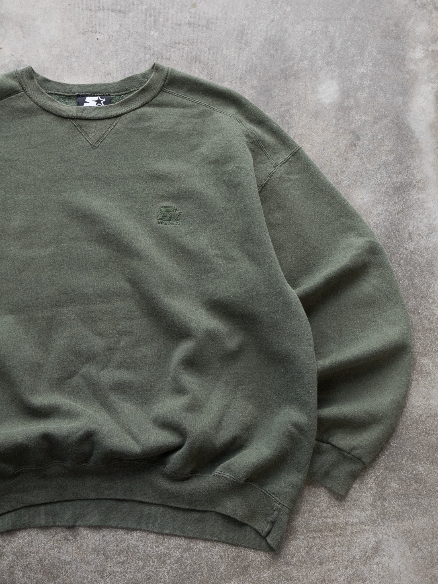 Vintage Green Starter Sweatshirt (L)