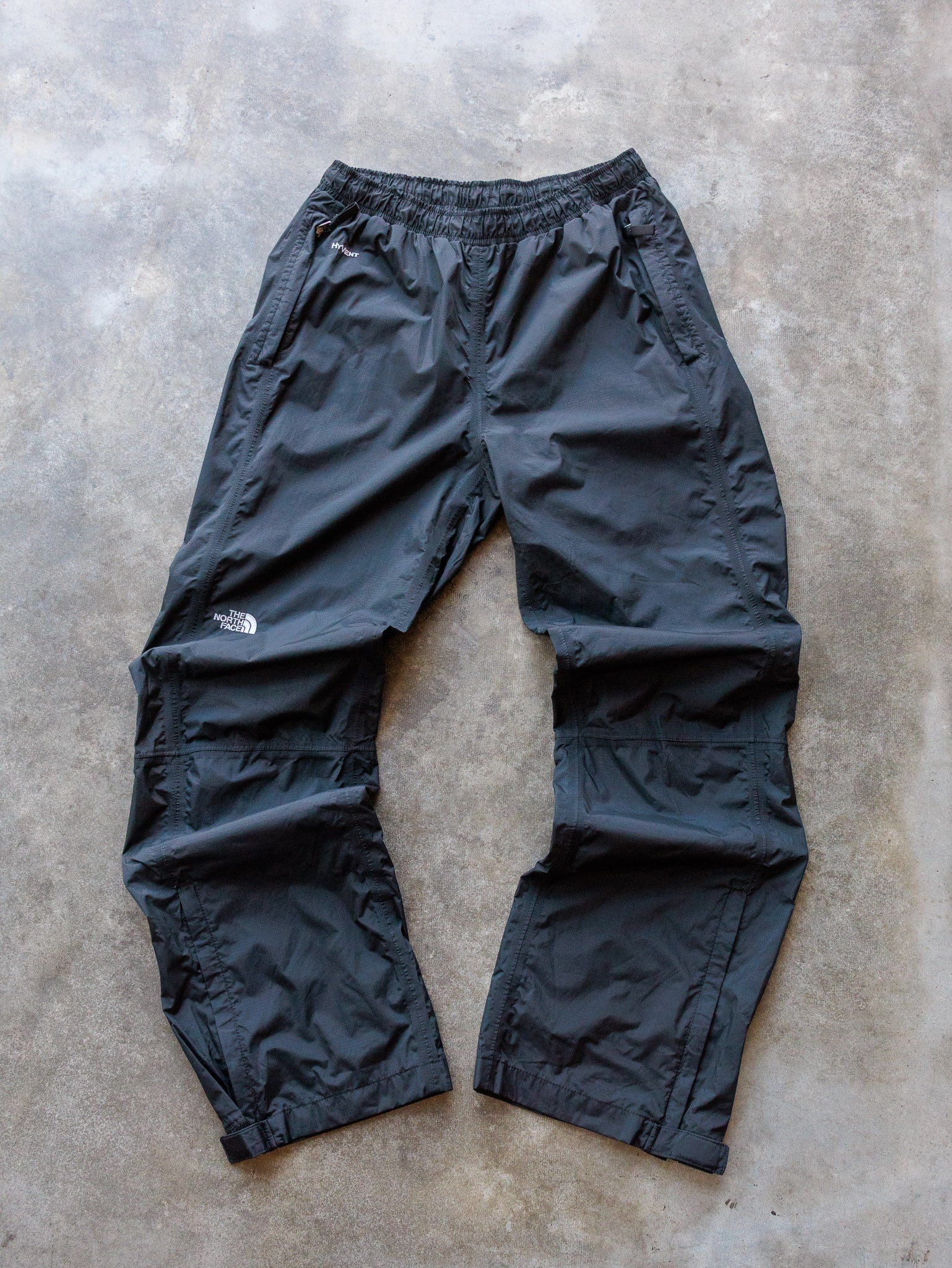 Vintage Black The North Face HyVent Track Pants (M)
