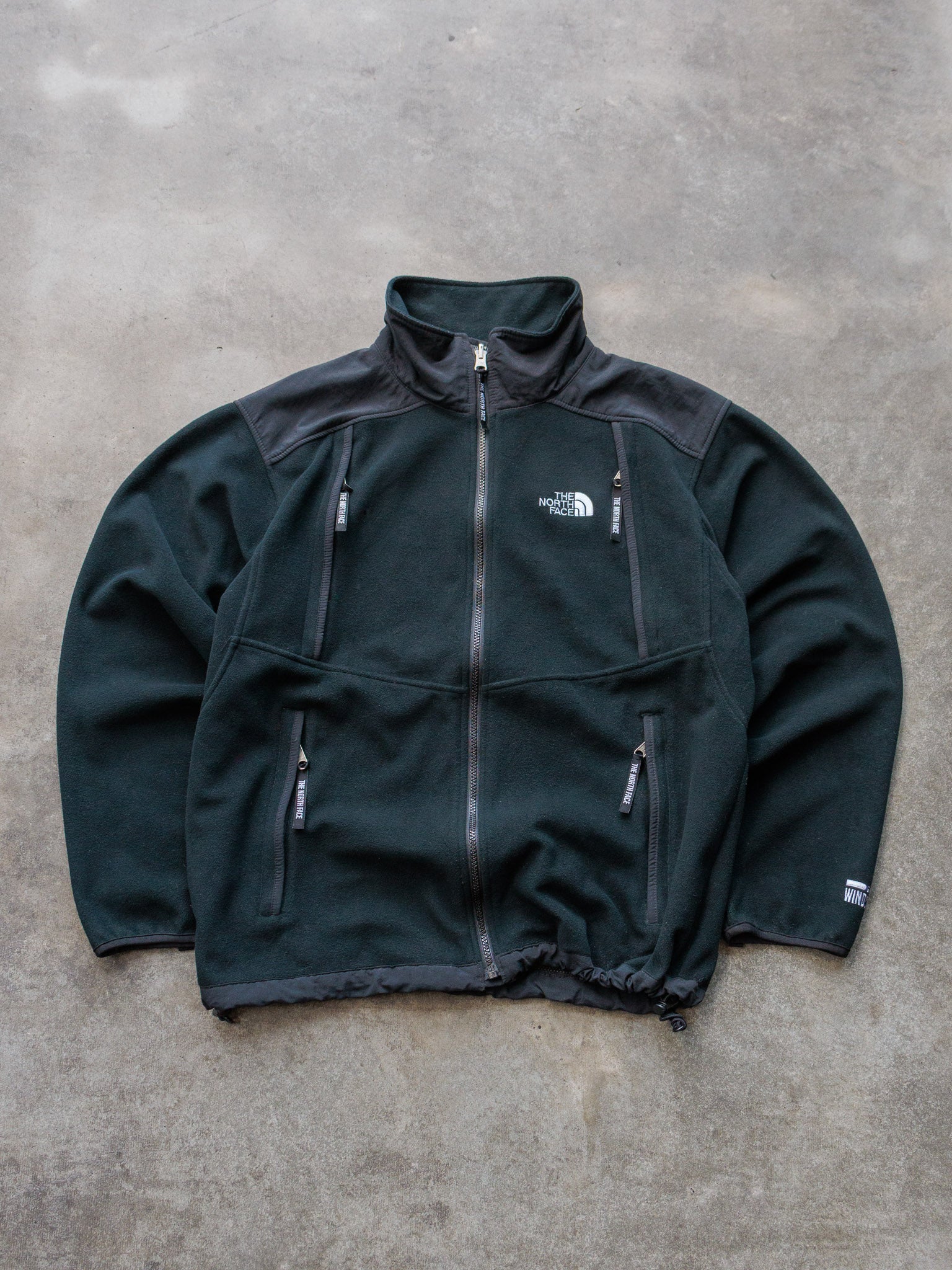 Vintage Black The North Face Denali Fleece Jacket (M)