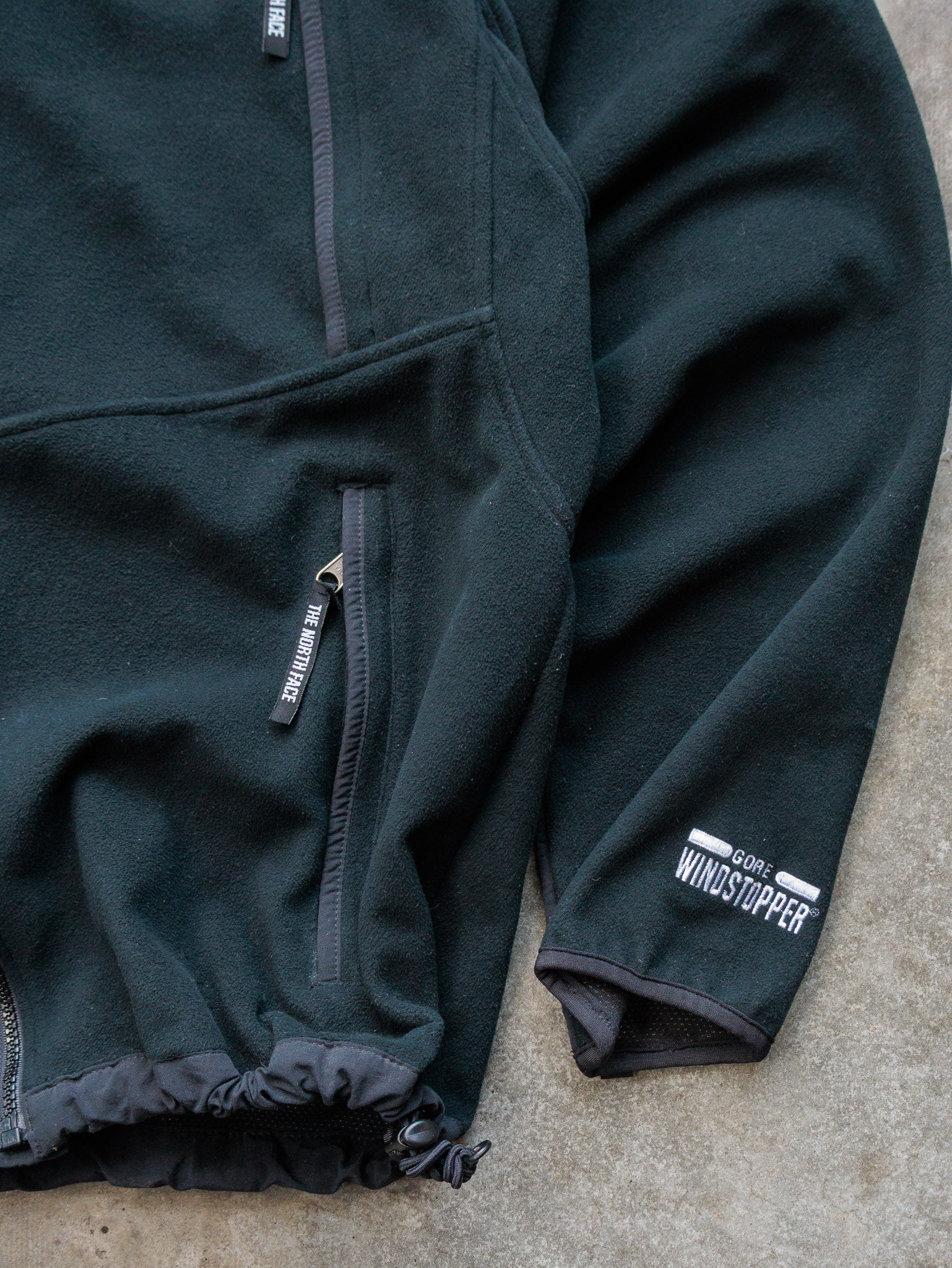 Vintage Black The North Face Denali Fleece Jacket (M)