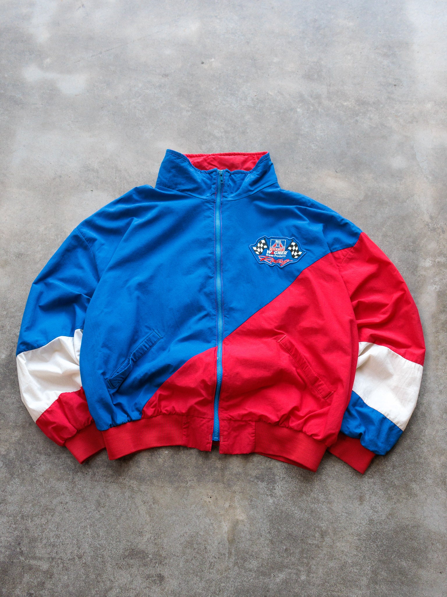 Vintage 90s Multi-Colour Wagner Racing Jacket (2XL)