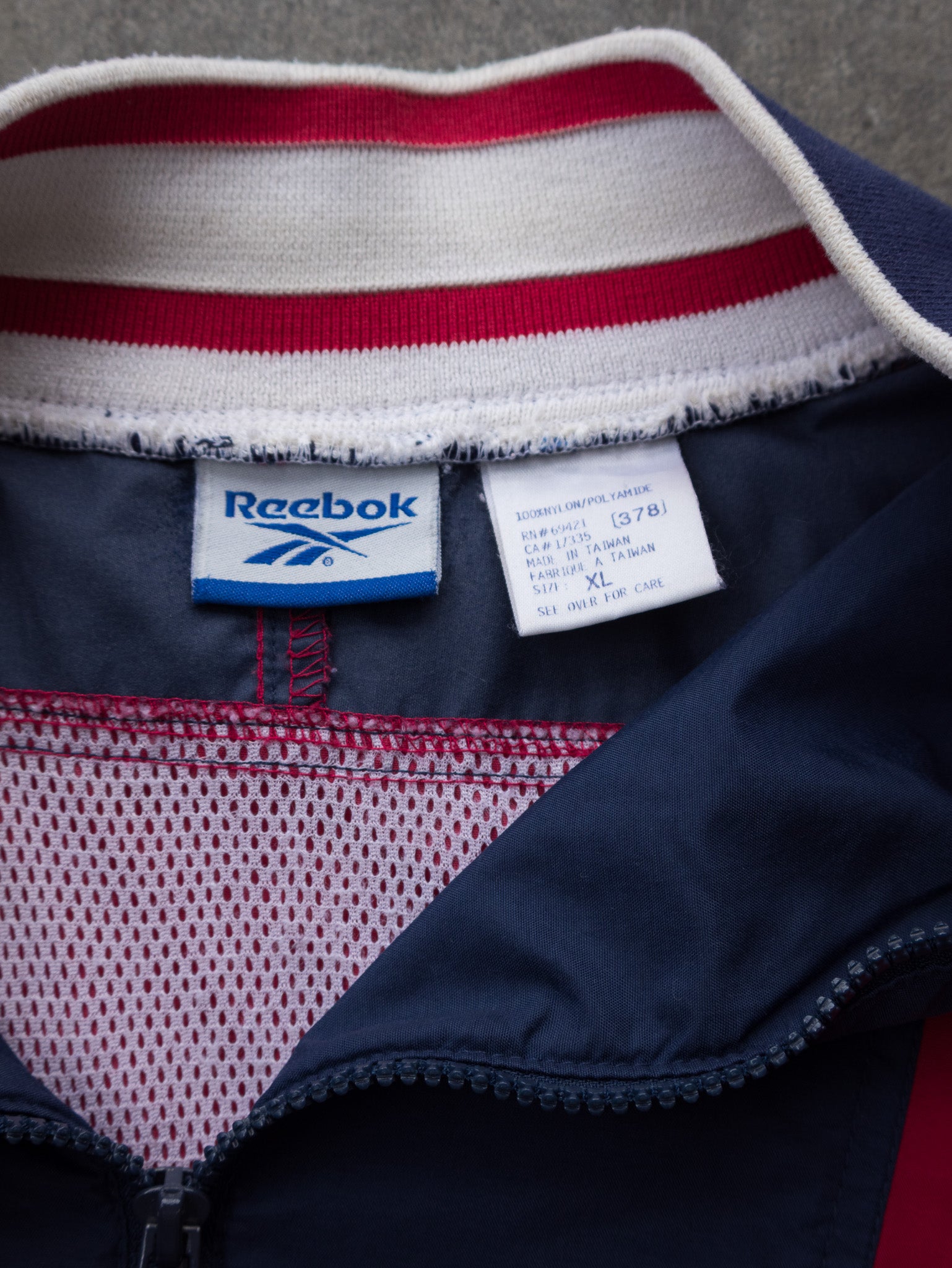 Vintage Reebok Colourblock Track Jacket (XL)