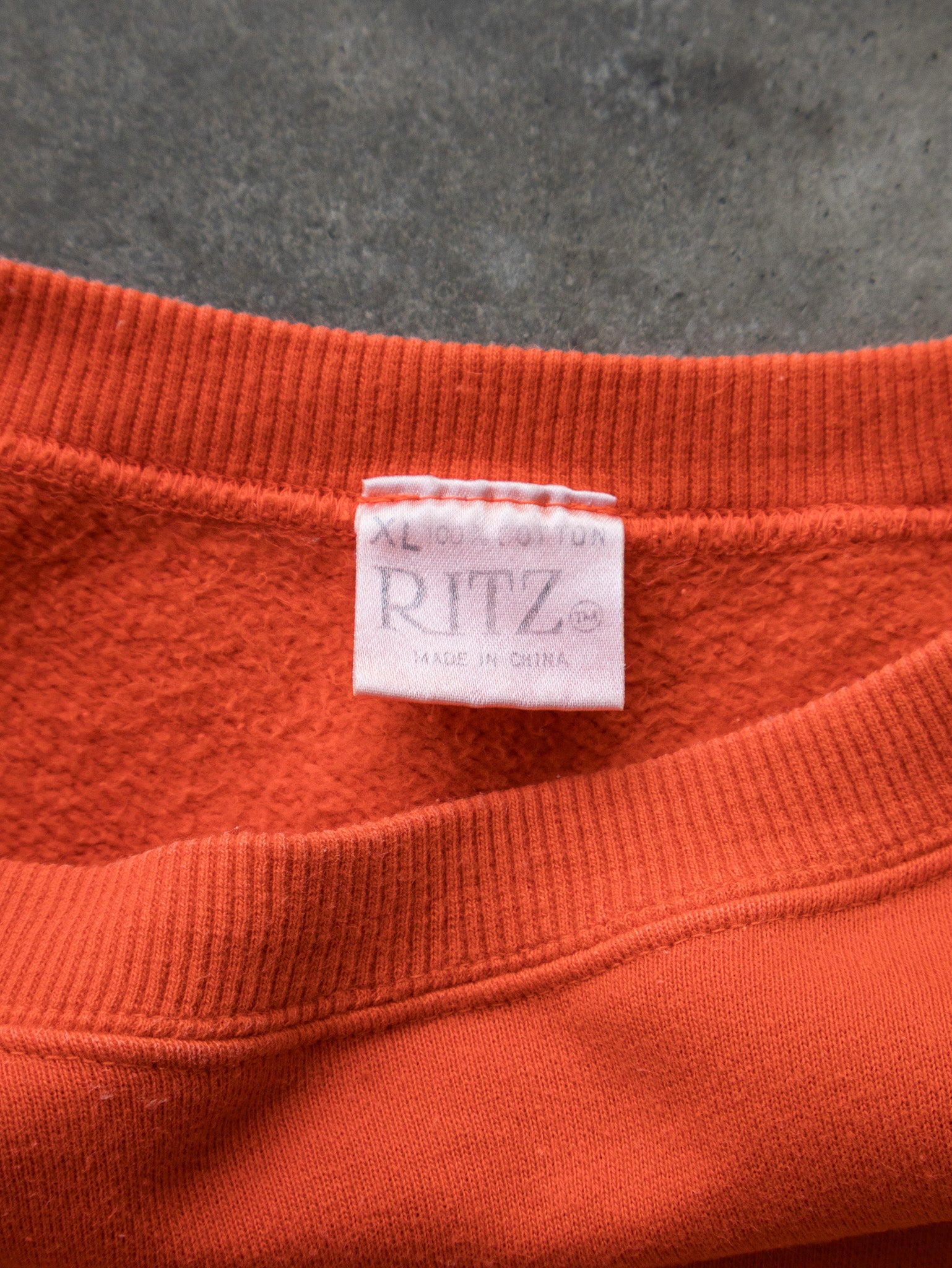 Vintage Orange Hard Rock Cafe Sweatshirt (XL)