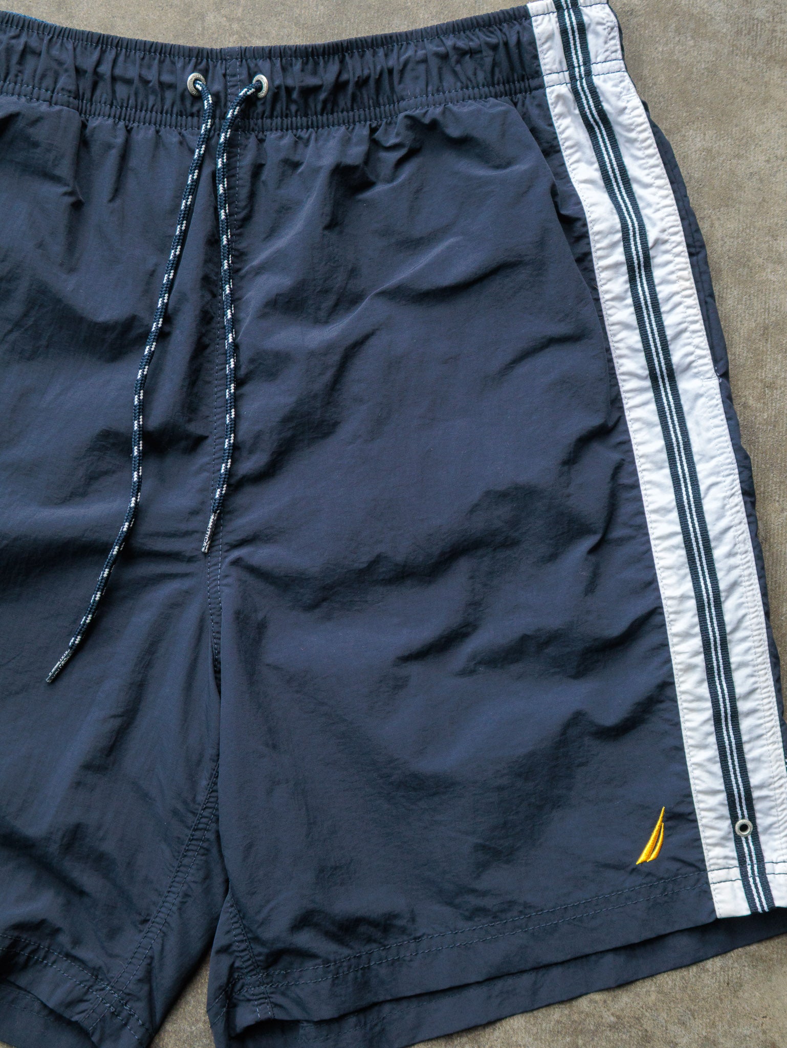 Vintage Navy Nautica Swim Shorts (L)
