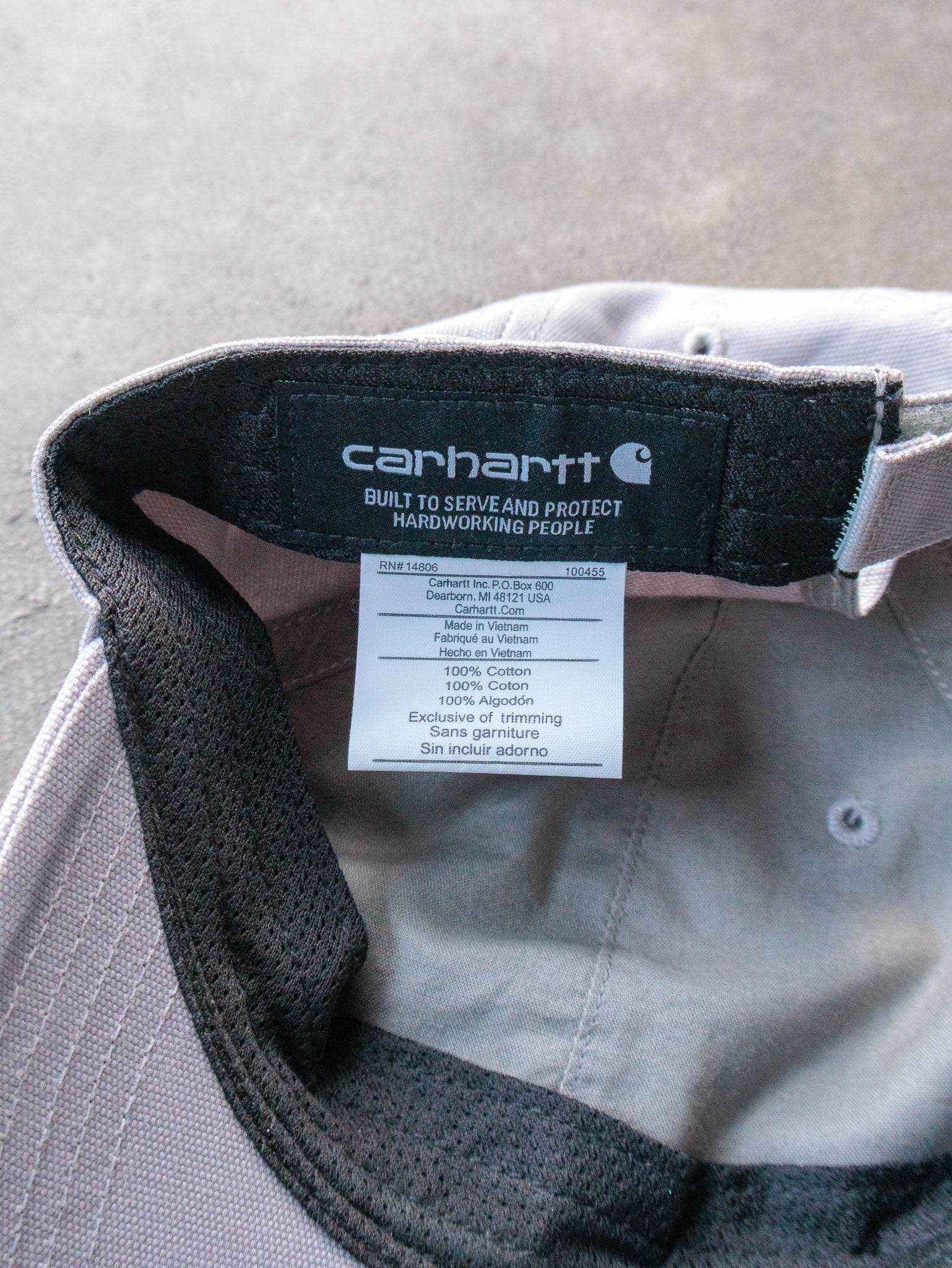 Vintage Grey Carhartt Hat