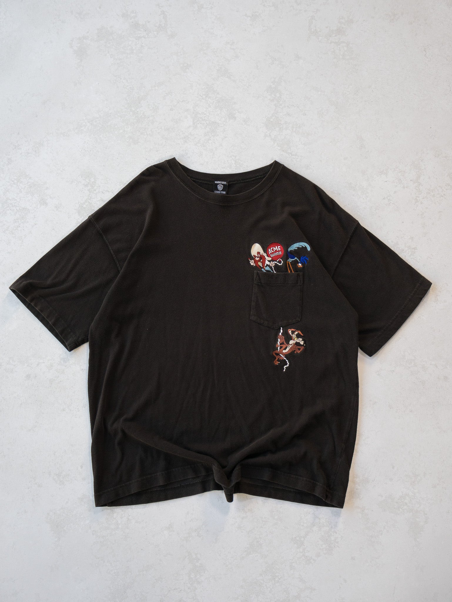 Vintage Warner Bros Acme Road Runner Pocket Tee (L)