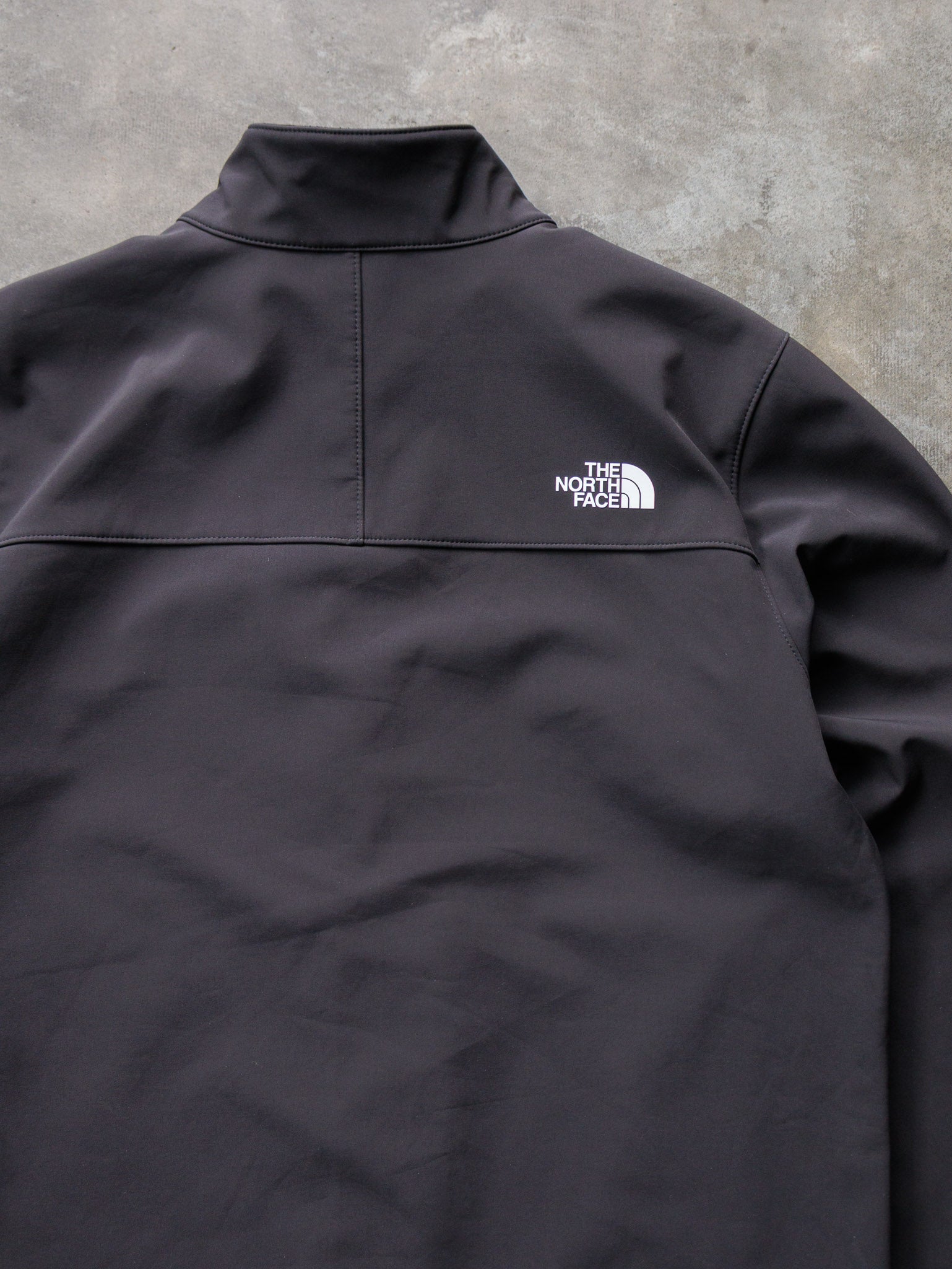 Vintage Black The North Face Windwall Softshell Jacket (L)