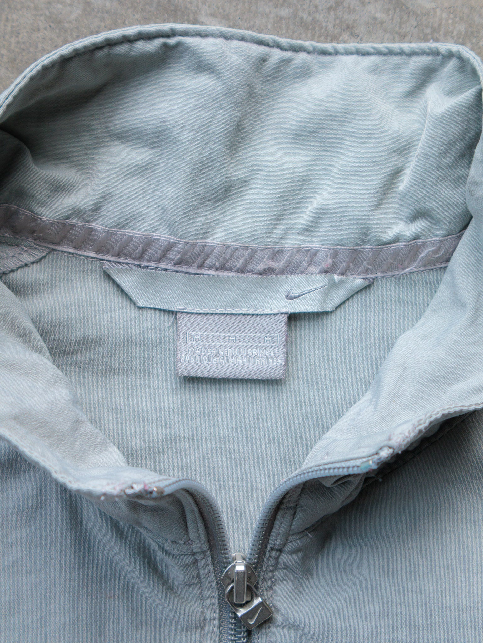 Vintage 00s Grey Nike Full Zip Track Jacket (M)