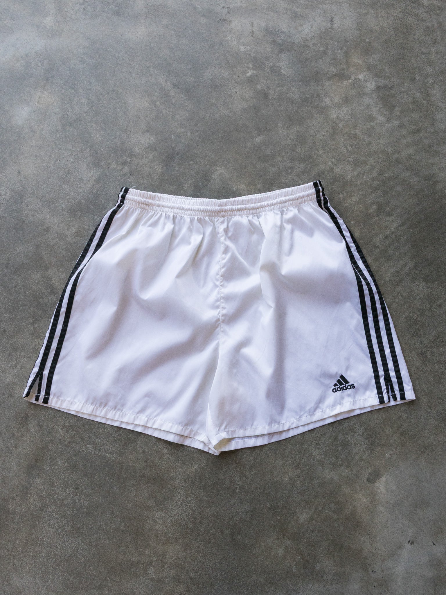 Vintage White Adidas Shorts (XL)