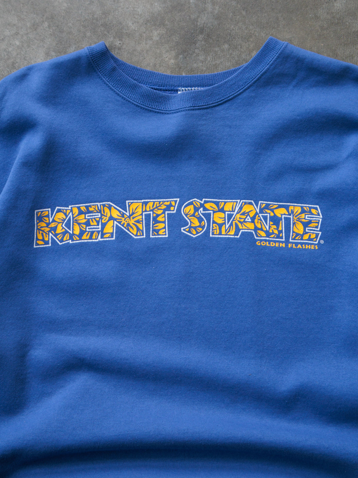Vintage 90s Blue Champion Kent State Golden Flashes Sweatshirt (L)