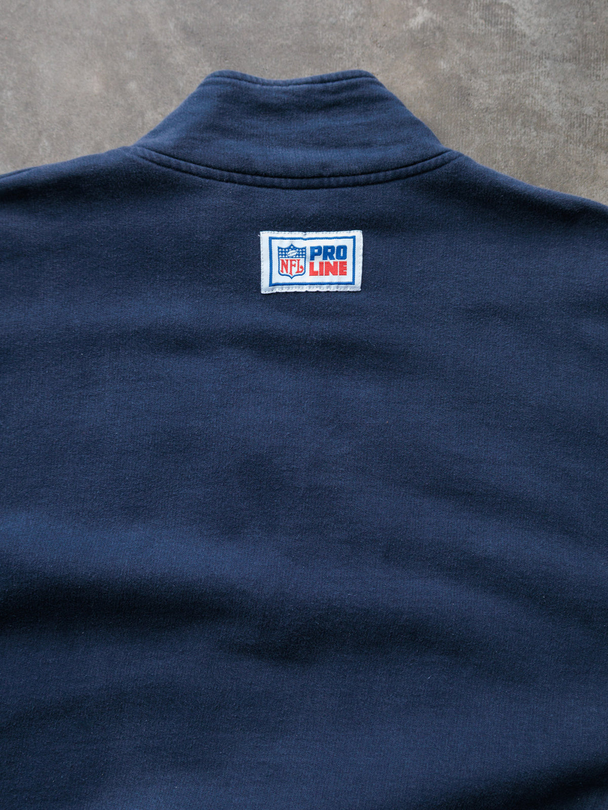 Vintage 90s Navy Reebok Denver Broncos Quarter Zip (L)