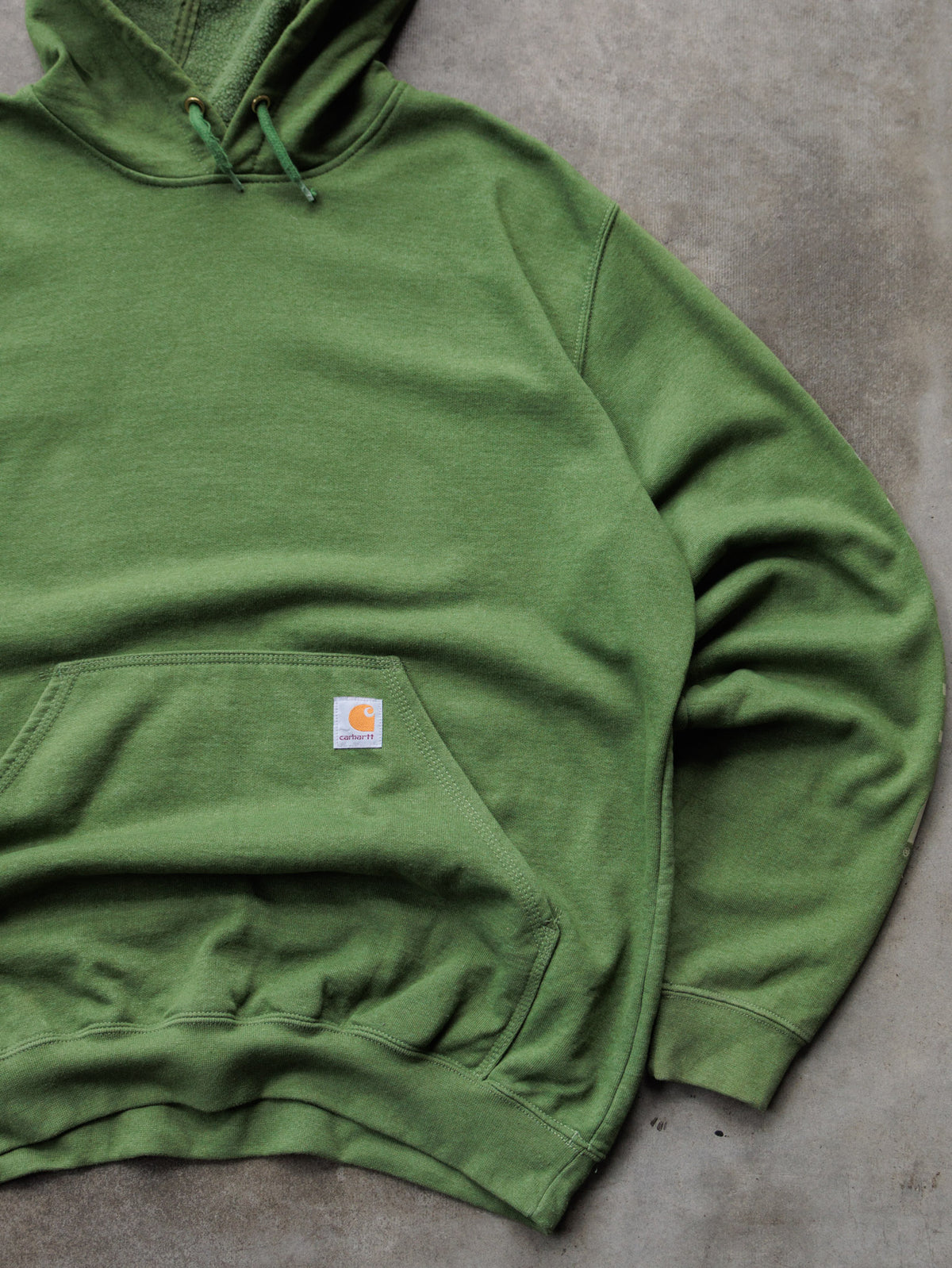 Vintage Green Carhartt Hoodie (L)