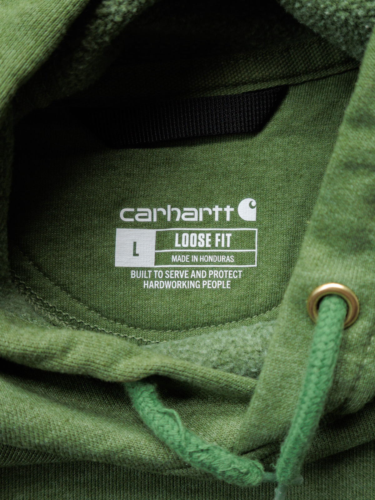 Vintage Green Carhartt Hoodie (L)