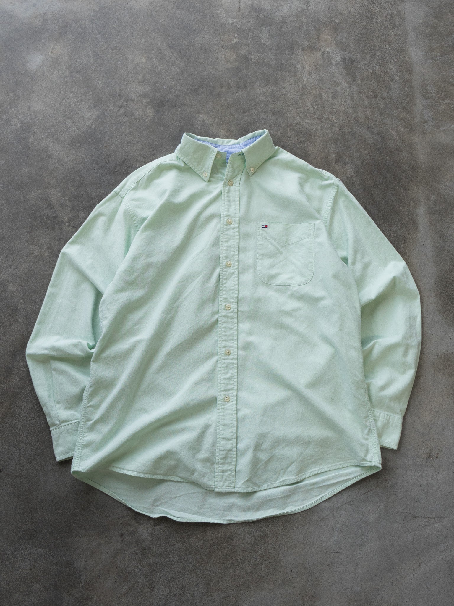 Vintage Green Tommy Hilfiger Shirt (M)