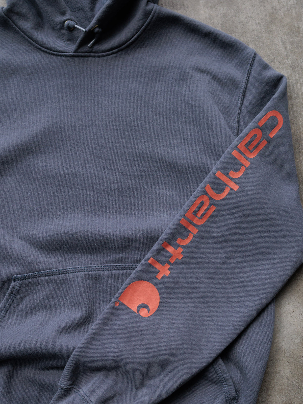 Vintage Grey Carhartt Hoodie (S)