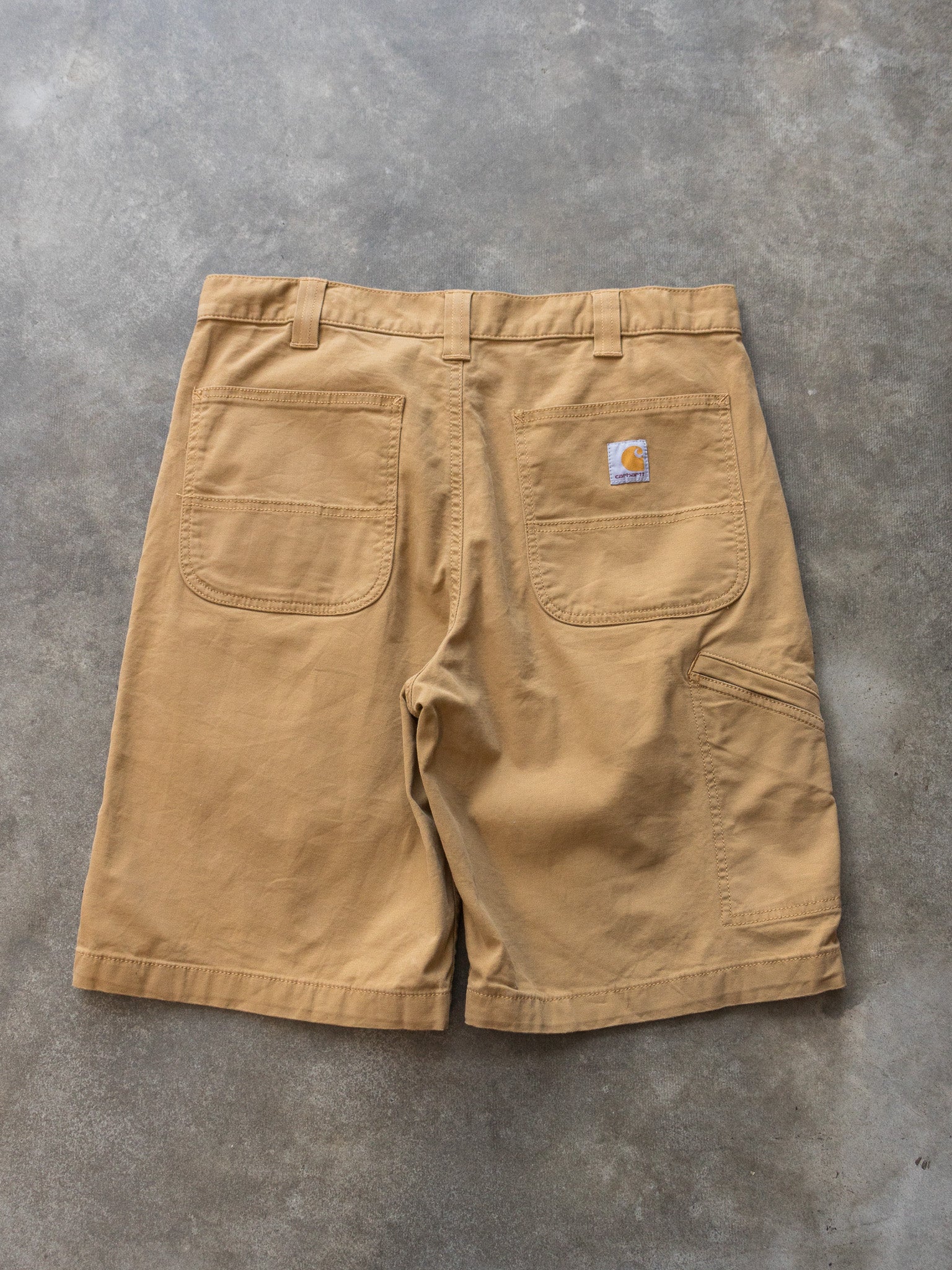 Vintage Tan Carhartt Work Shorts (W34)