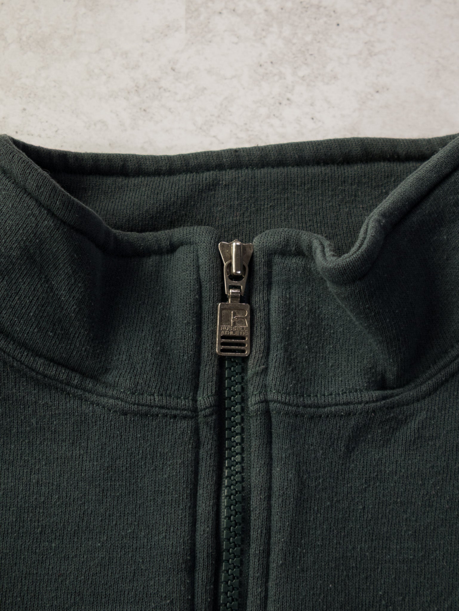 Vintage Russell Teal Quarter Zip (XL)