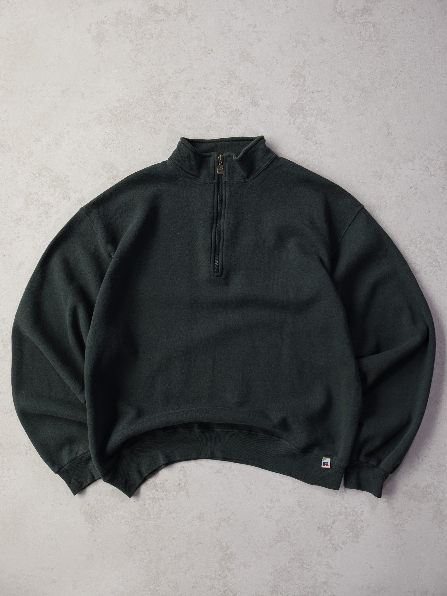 Vintage Russell Teal Quarter Zip (XL)