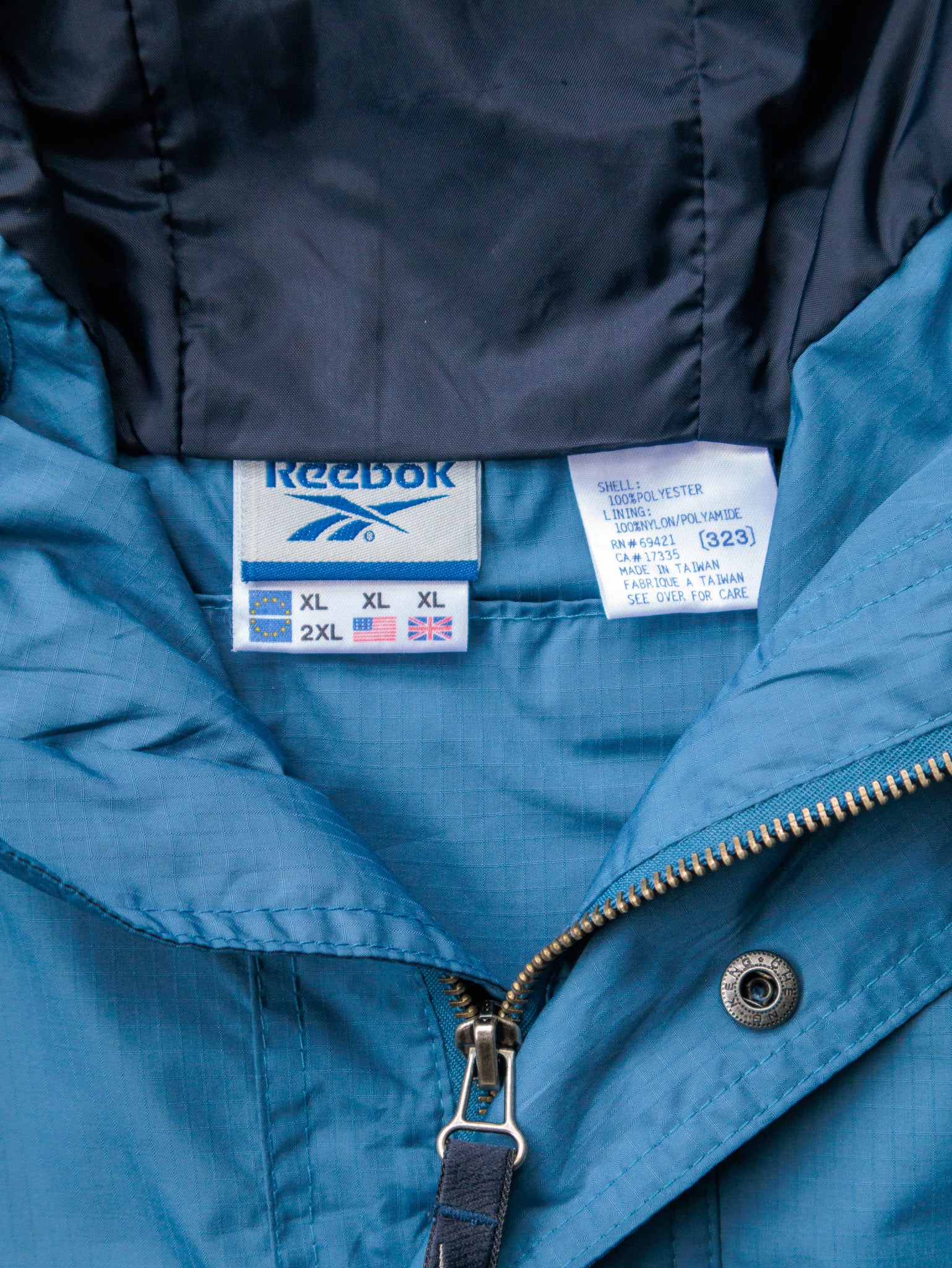 Vintage 90s Blue Reebok Jacket (XL)