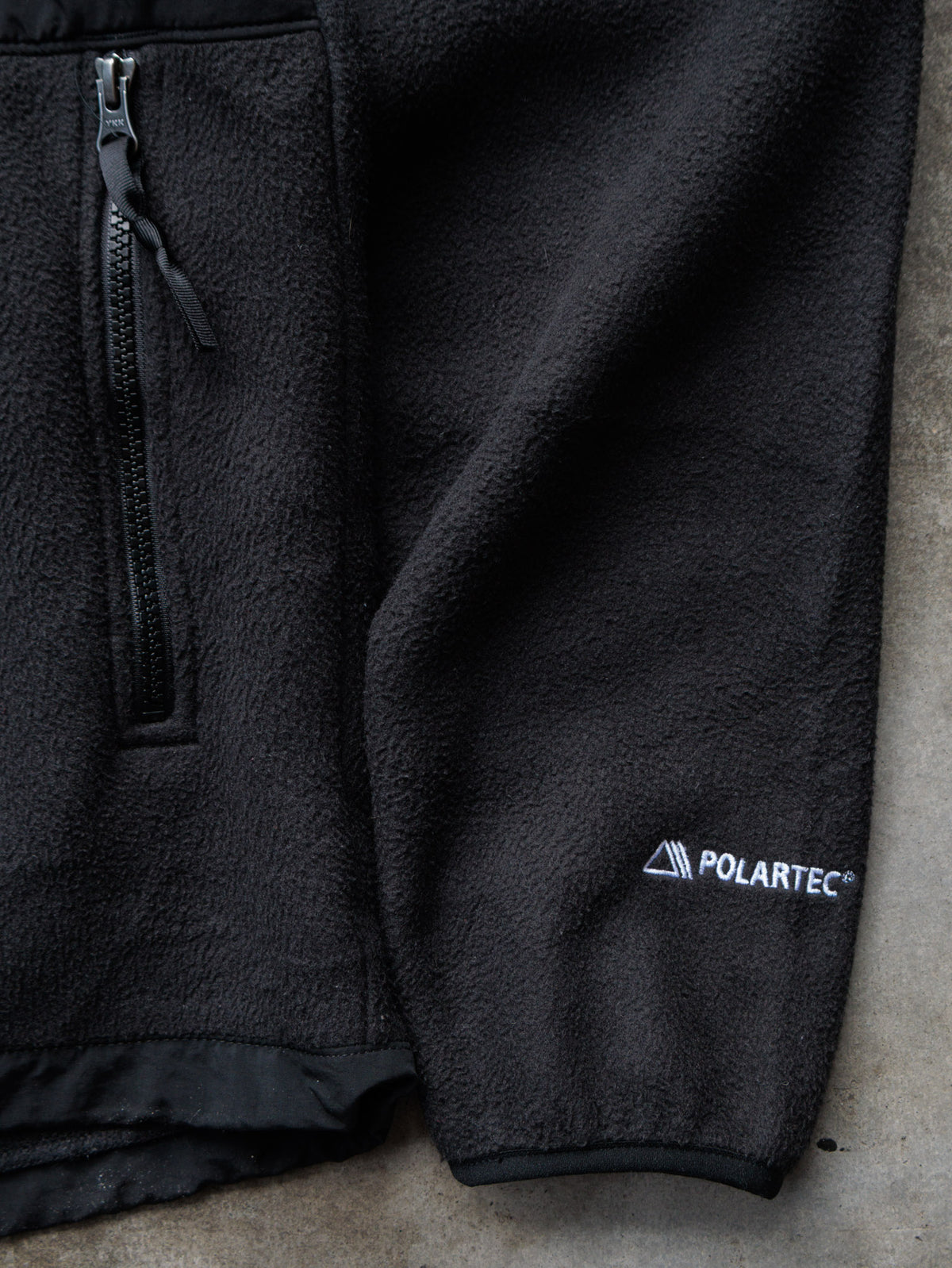 Vintage Black The North Face Fleece Jacket (S)