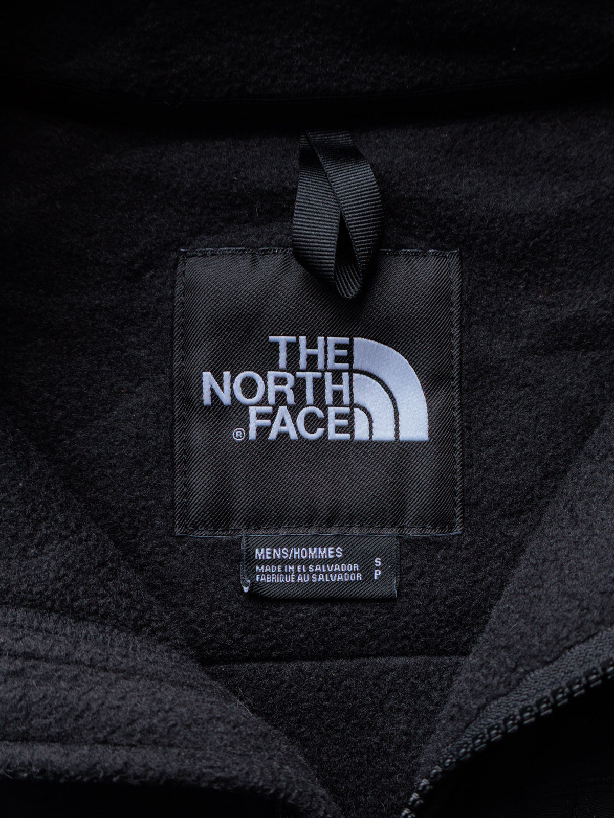 Vintage Black The North Face Fleece Jacket (S)