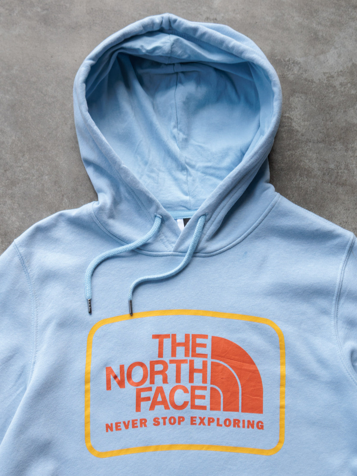 Vintage Blue The North Face Hoodie (S)