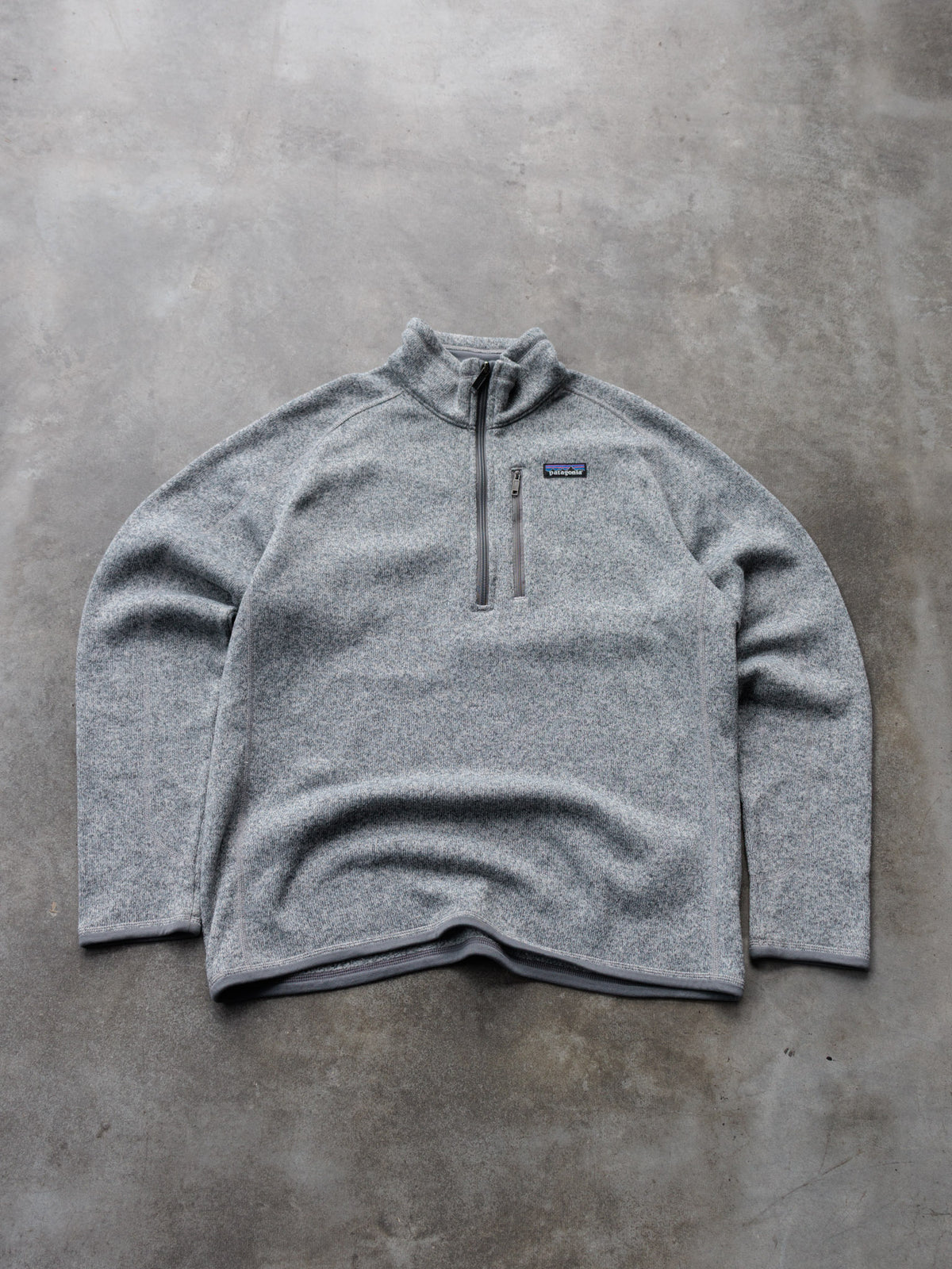 Grey Patagonia Fleece Quarter Zip (L)