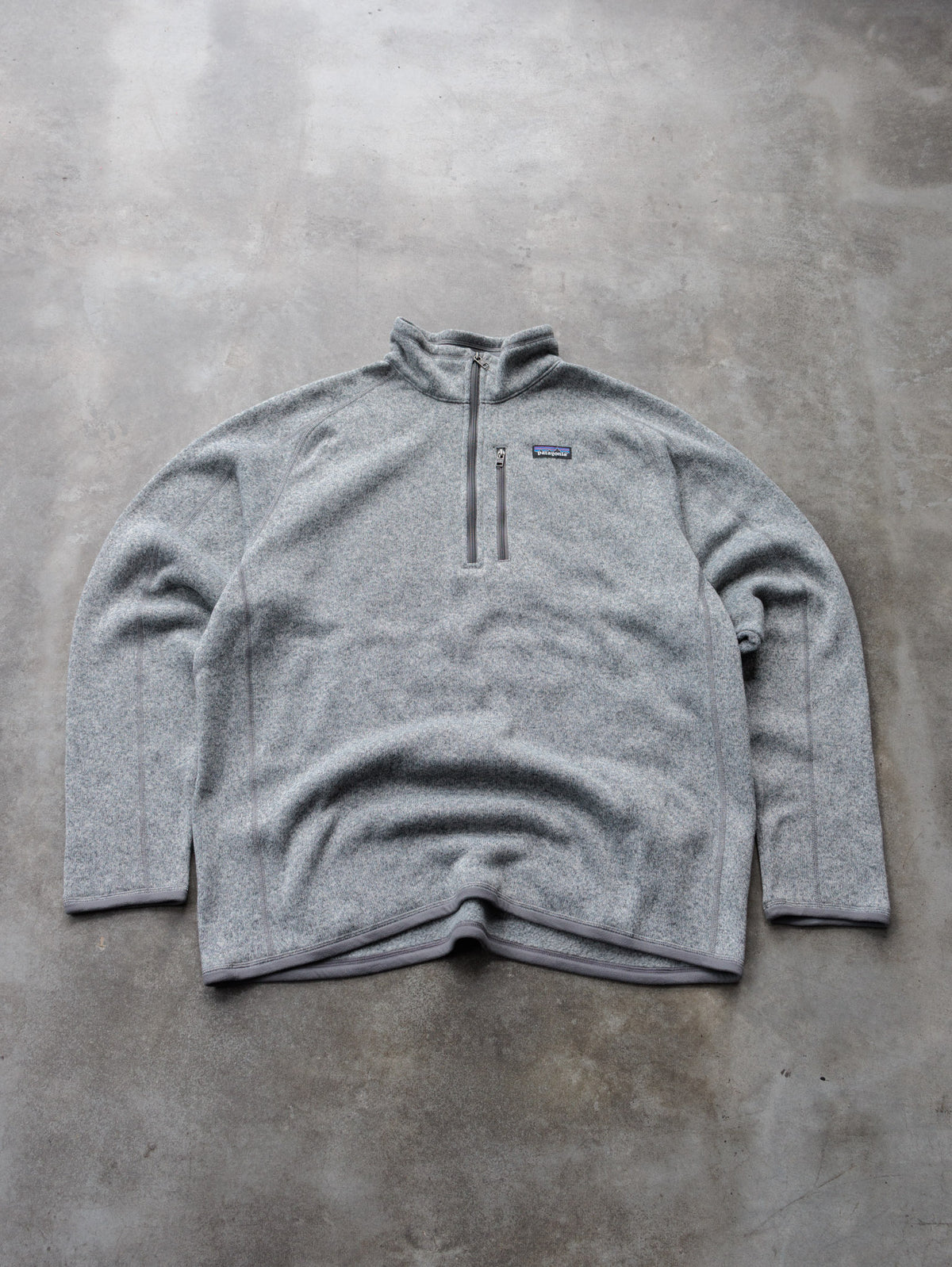 Grey Patagonia Fleece Quarter Zip (2XL)